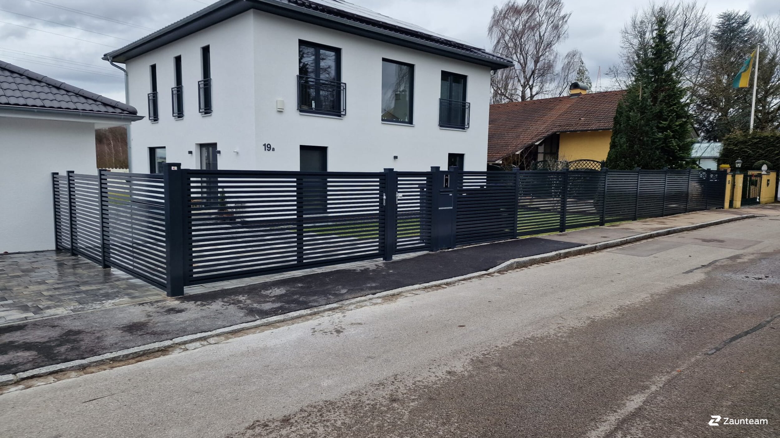 Aluminium Sichtschutz aus dem 2022 in 86356 Neusäß Deutschland von Zaunteam Schwaben-Nord.