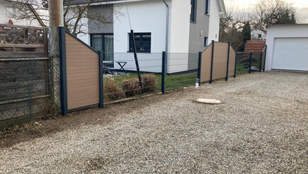 Protection brise-vue en matière plastique de 2023 à 86672 Thierhaupten Allemagne de Zaunteam Schwaben-Nord.