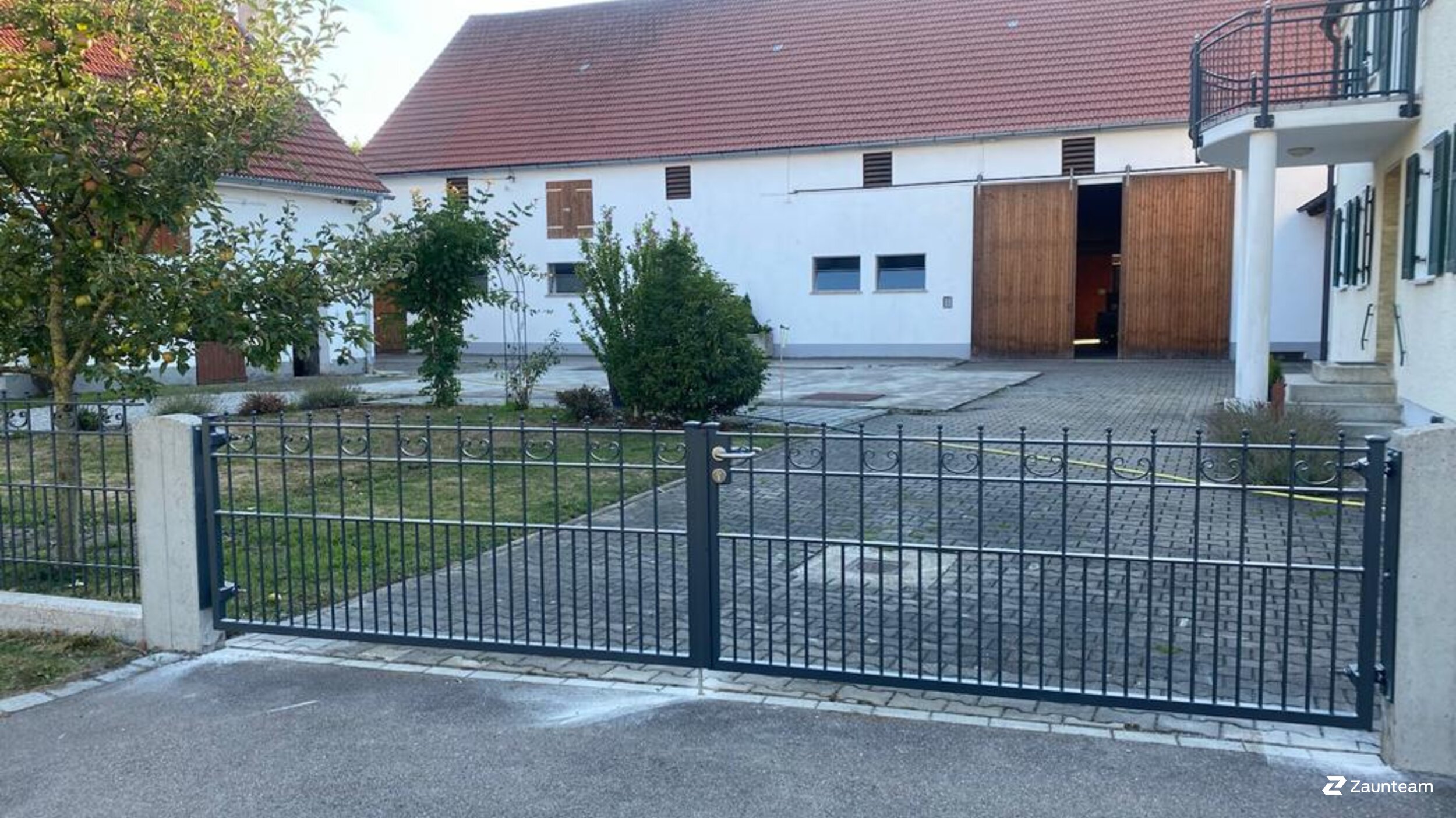 Klassikzaun aus dem 2022 in 86444 Anwalting Deutschland von Zaunteam Schwaben-Nord.