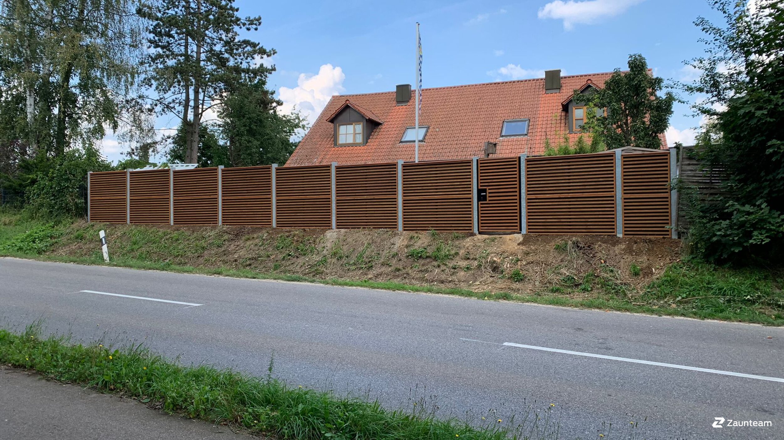 Lärmschutzzaun aus dem 2021 in 86551 Aichach Deutschland von Zaunteam Schwaben-Nord.