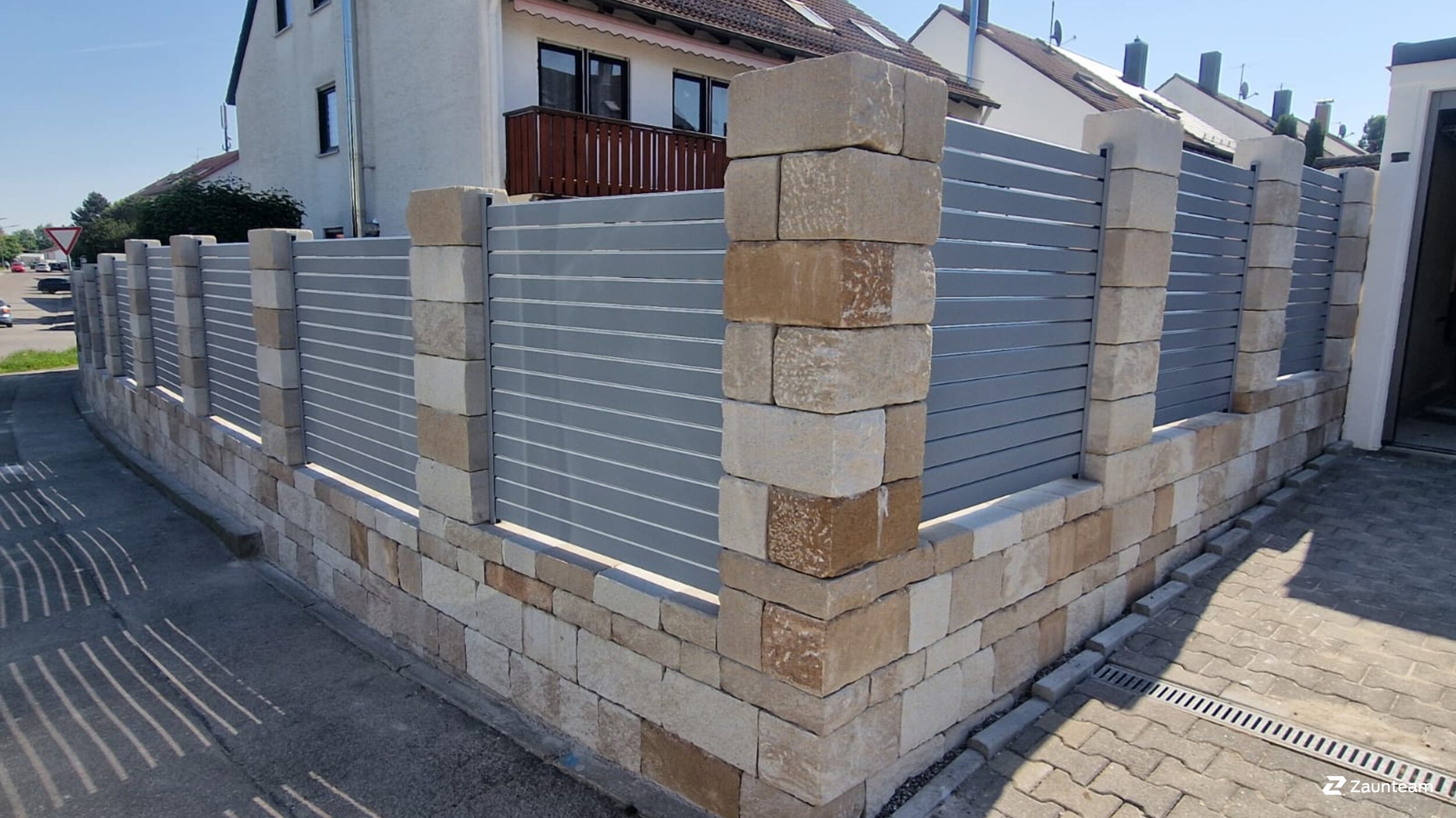 Aluminium Sichtschutz aus dem 2023 in 86420 Diedorf Deutschland von Zaunteam Schwaben-Nord.