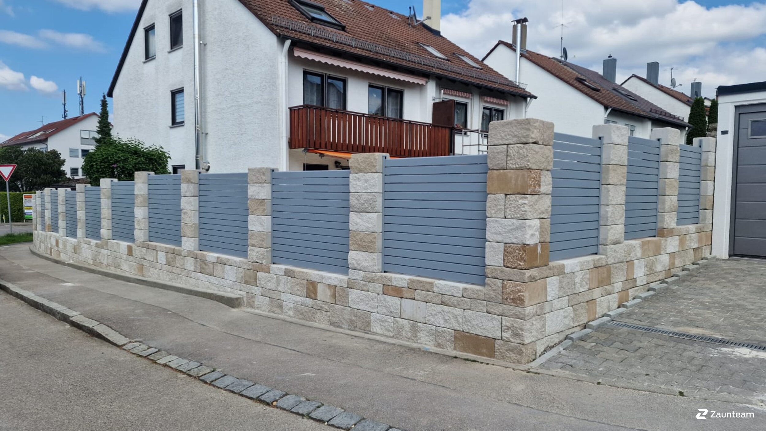 Aluminium Sichtschutz aus dem 2023 in 86420 Diedorf Deutschland von Zaunteam Schwaben-Nord.