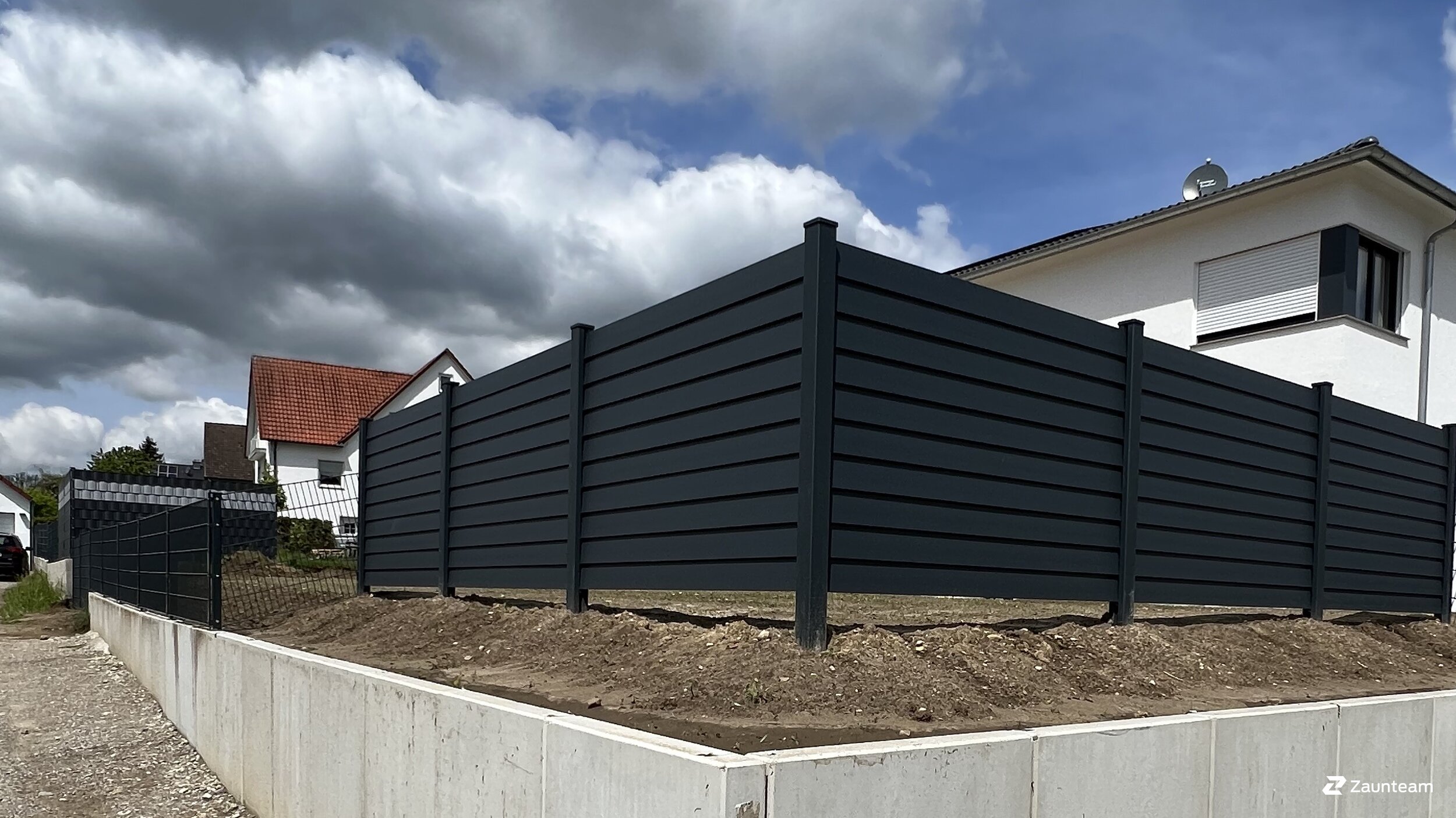 Aluminium Sichtschutz aus dem 2023 in 86447 Aindling Deutschland von Zaunteam Schwaben-Nord.