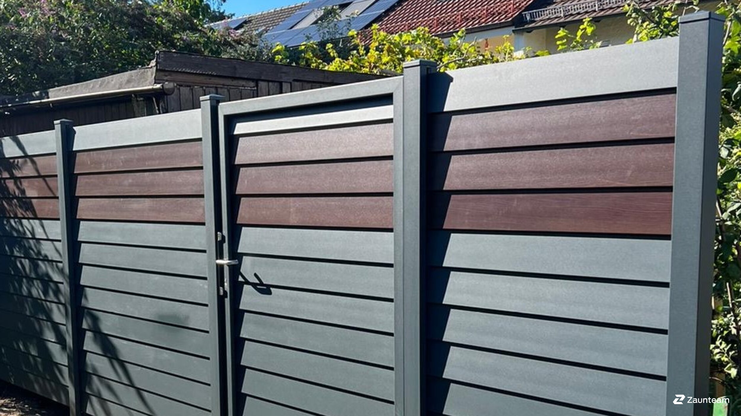 Protection brise-vue en aluminium de 2023 à 86356 Neusäß Allemagne de Zaunteam Schwaben-Nord.