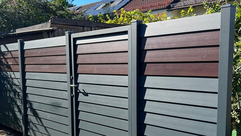 Aluminium Sichtschutz aus dem 2023 in 86356 Neusäß Deutschland von Zaunteam Schwaben-Nord.