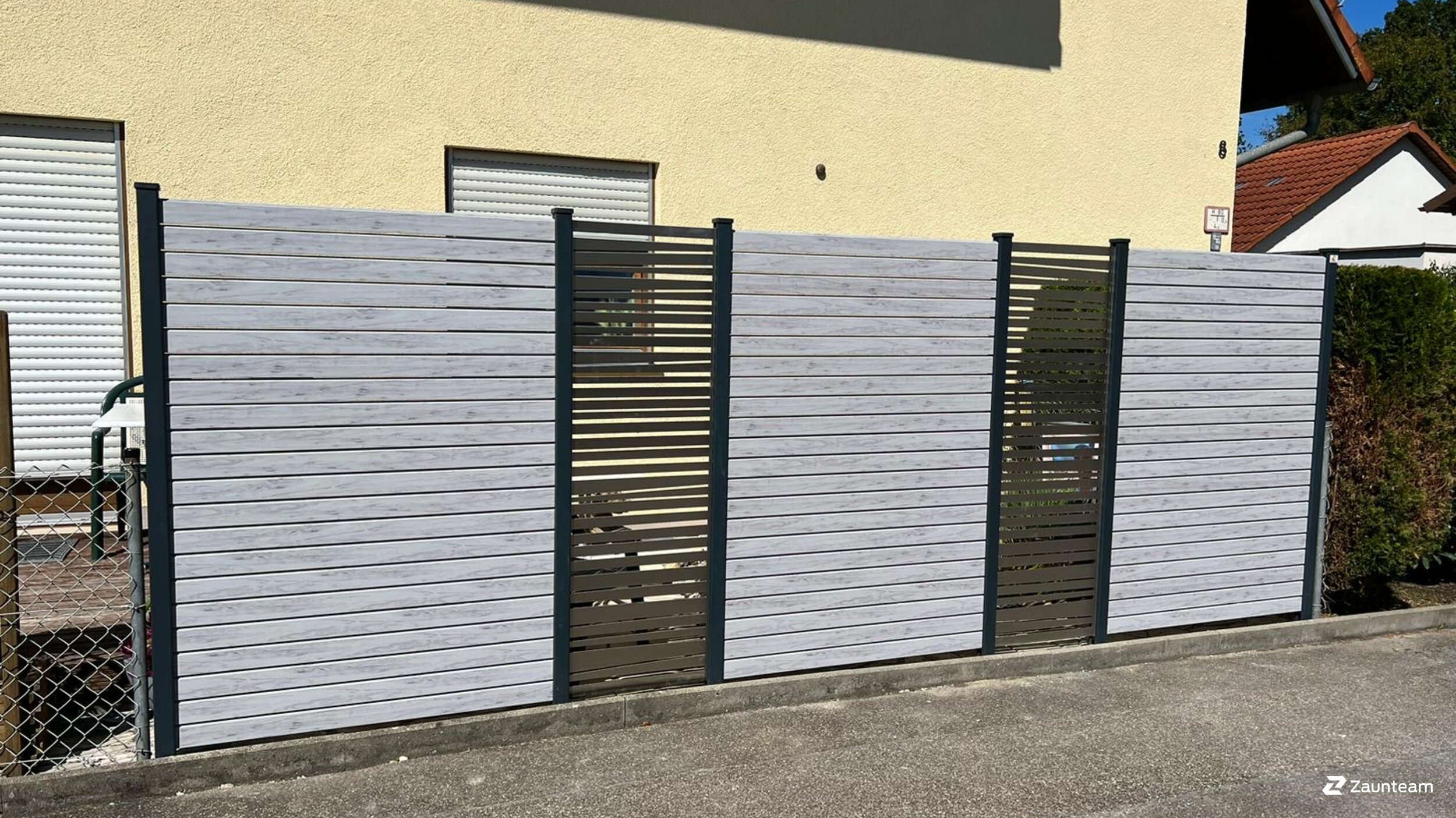 Aluminium Sichtschutz aus dem 2023 in 86316 Friedberg Deutschland von Zaunteam Schwaben-Nord.