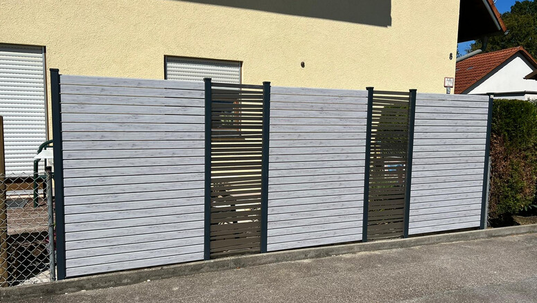 Aluminium Sichtschutz aus dem 2023 in 86316 Friedberg Deutschland von Zaunteam Schwaben-Nord.