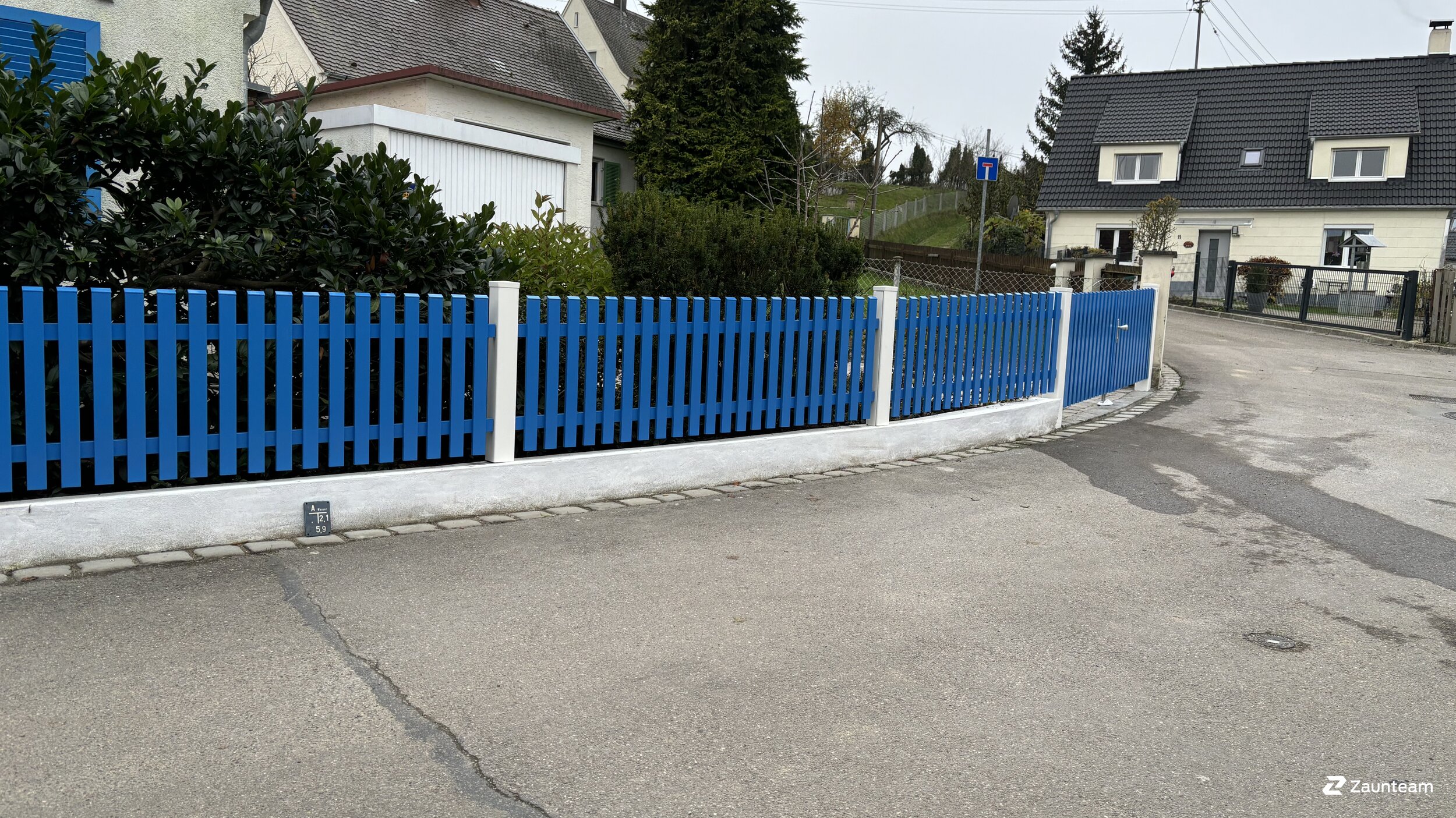 Aluzaun aus dem 2024 in 86356 Neusäß Deutschland von Zaunteam Schwaben-Nord.