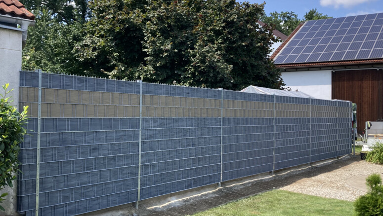 Flecht Sichtschutz aus dem 2024 in 86447 Aindling Deutschland von Zaunteam Schwaben-Nord.