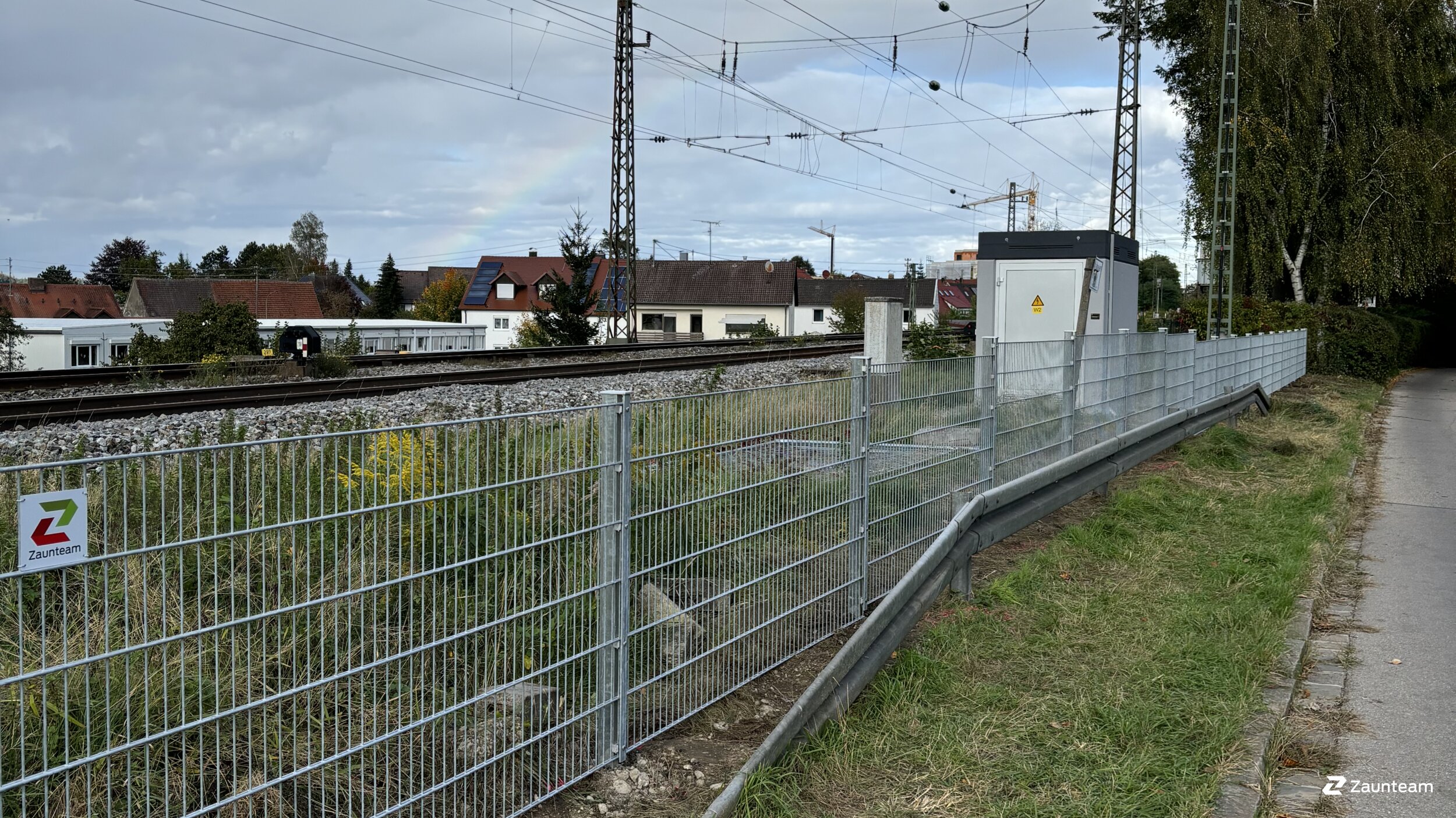 Doppelstabmattenzaun aus dem 2024 in 86356 Neusäß Deutschland von Zaunteam Schwaben-Nord.