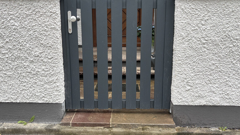 Aluzaun aus dem 2025 in 86316 Derching Deutschland von Zaunteam Schwaben-Nord.