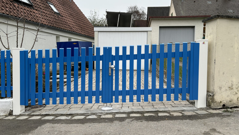 Aluzaun aus dem 2024 in 86356 Neusäß Deutschland von Zaunteam Schwaben-Nord.