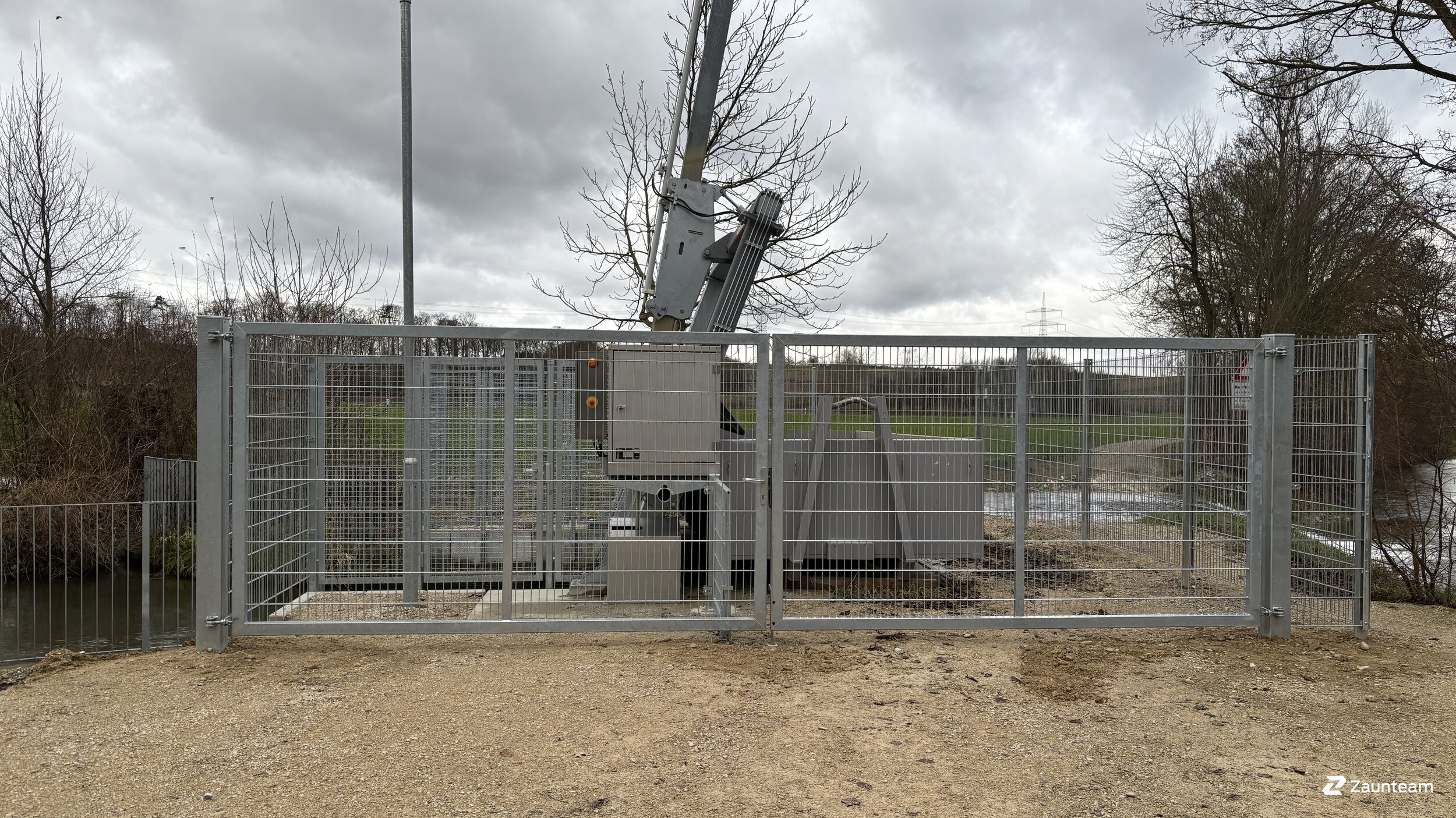 Doppelstabmattenzaun aus dem 2024 in 86551 Aichach Deutschland von Zaunteam Schwaben-Nord.