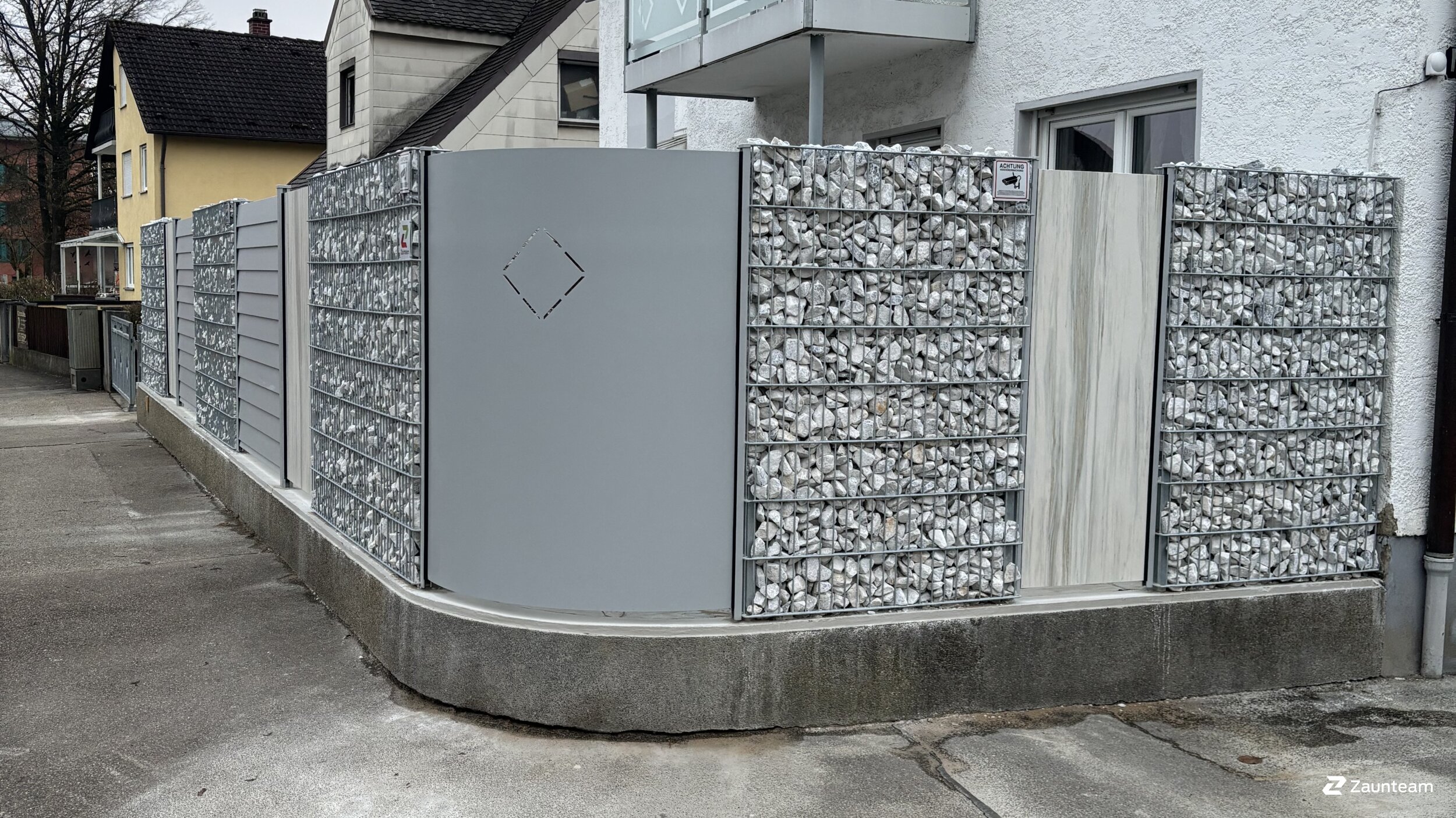 Gabionen Steinkörbe aus dem 2024 in 86551 Aichach Deutschland von Zaunteam Schwaben-Nord.