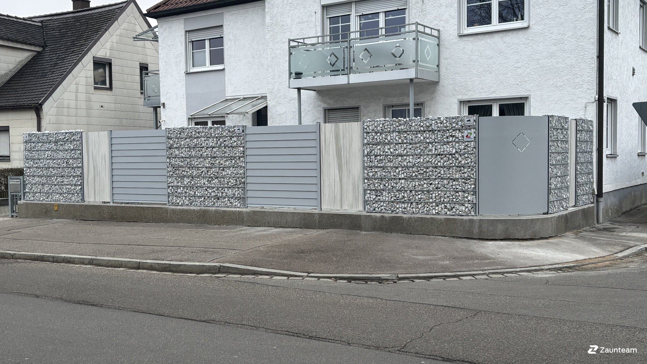 Gabionen Steinkörbe aus dem 2024 in 86551 Aichach Deutschland von Zaunteam Schwaben-Nord.