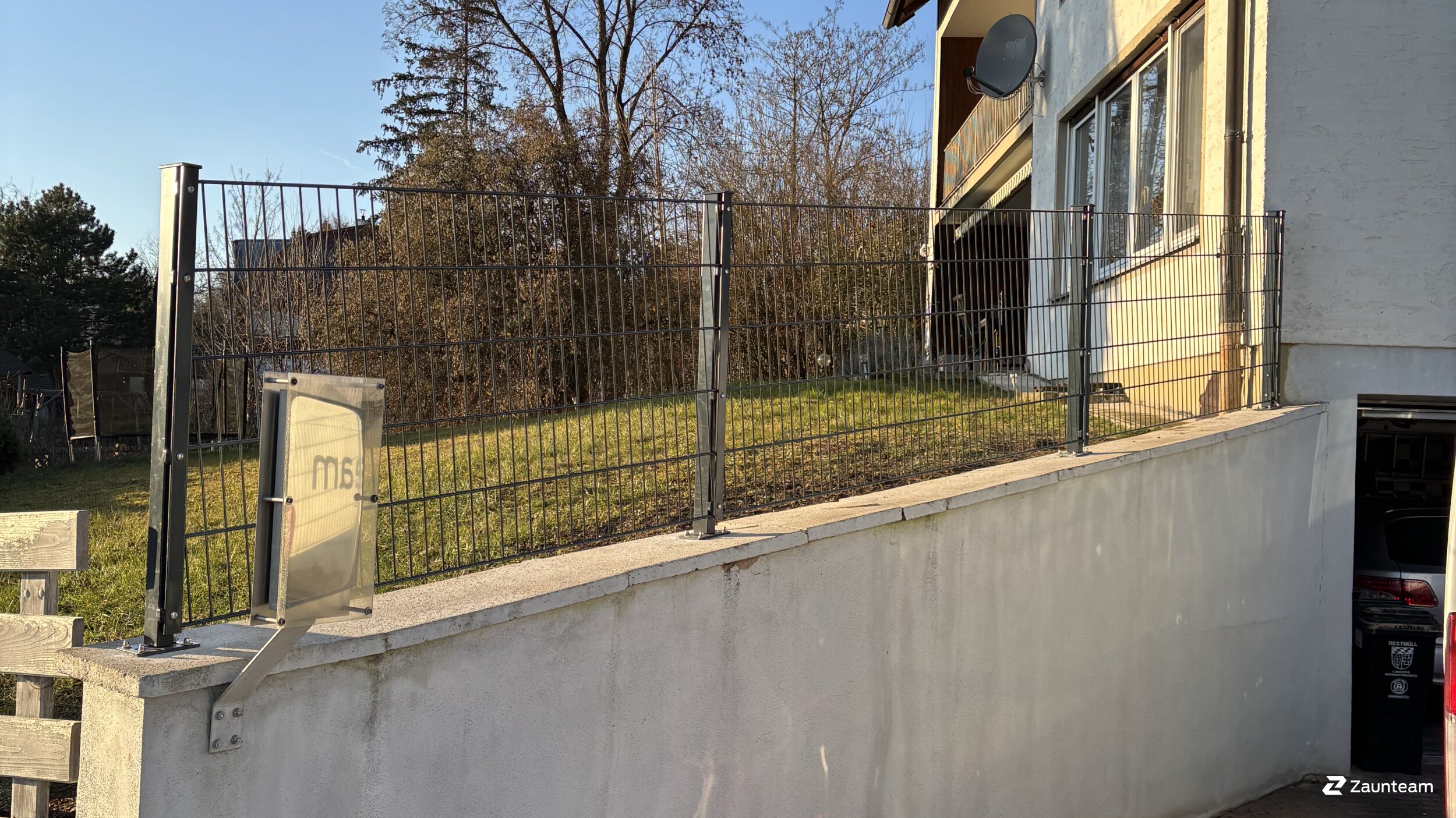 Doppelstabmattenzaun aus dem 2025 in 86447 Aindling Deutschland von Zaunteam Schwaben-Nord.