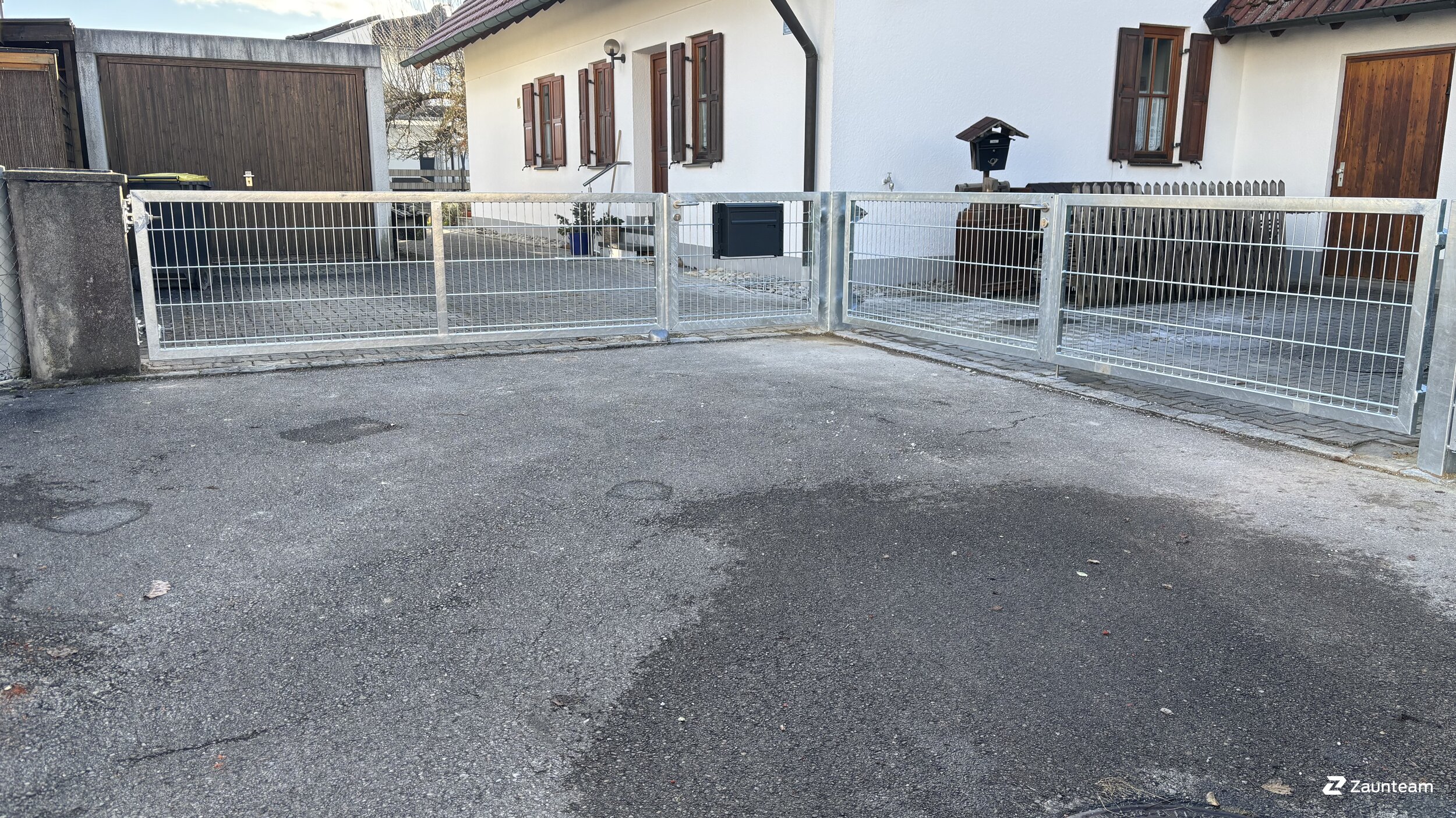 Doppelstabmattenzaun aus dem 2025 in 86508 Rehling Deutschland von Zaunteam Schwaben-Nord.