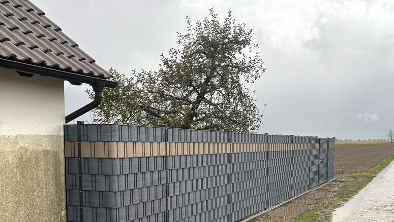 Flecht Sichtschutz aus dem 2025 in 86462 Langweid am Lech Deutschland von Zaunteam Schwaben-Nord.