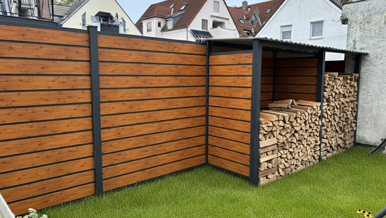 Aluminium Sichtschutz aus dem 2025 in 86165 Augsburg Deutschland von Zaunteam Schwaben-Nord.