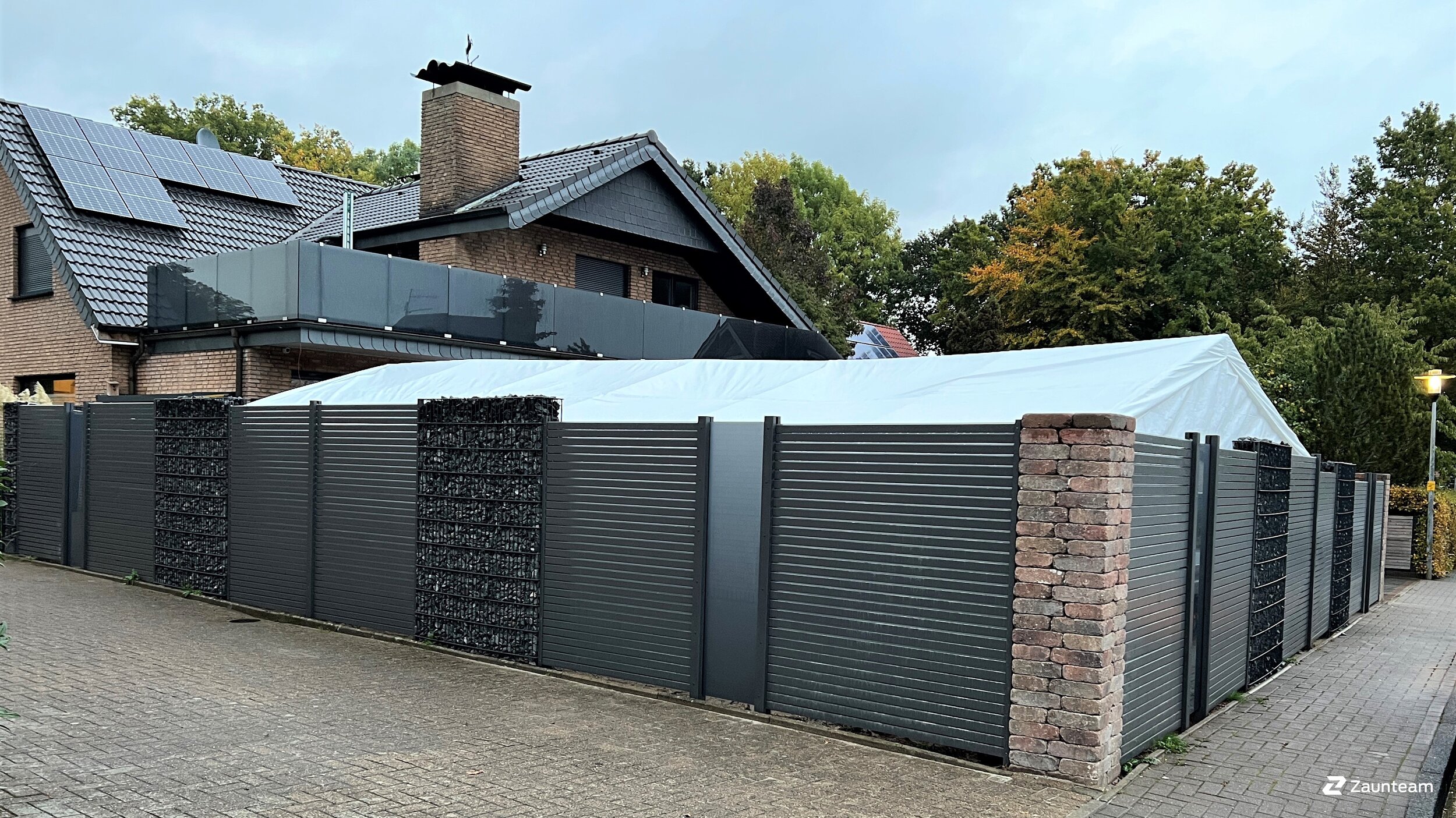 Aluminium Sichtschutz aus dem 2022 in 49205  Hasbergen Deutschland von Zaunteam Osnabrücker Land.