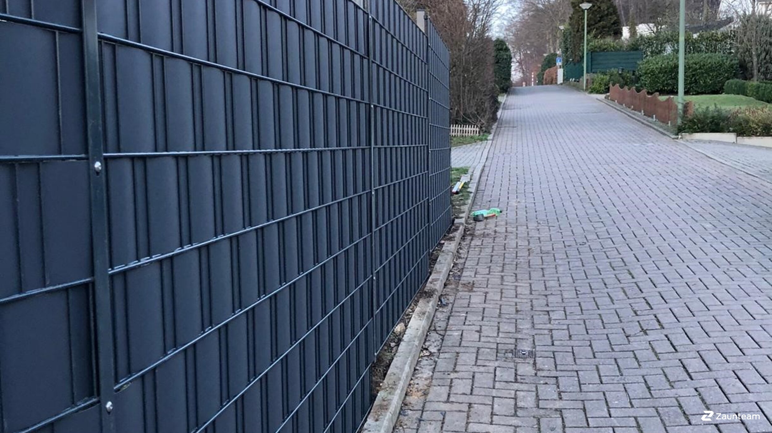 Protection brise-vue en tressage de 2023 à 49504 Lotte Allemagne de Zaunteam Osnabrücker Land.