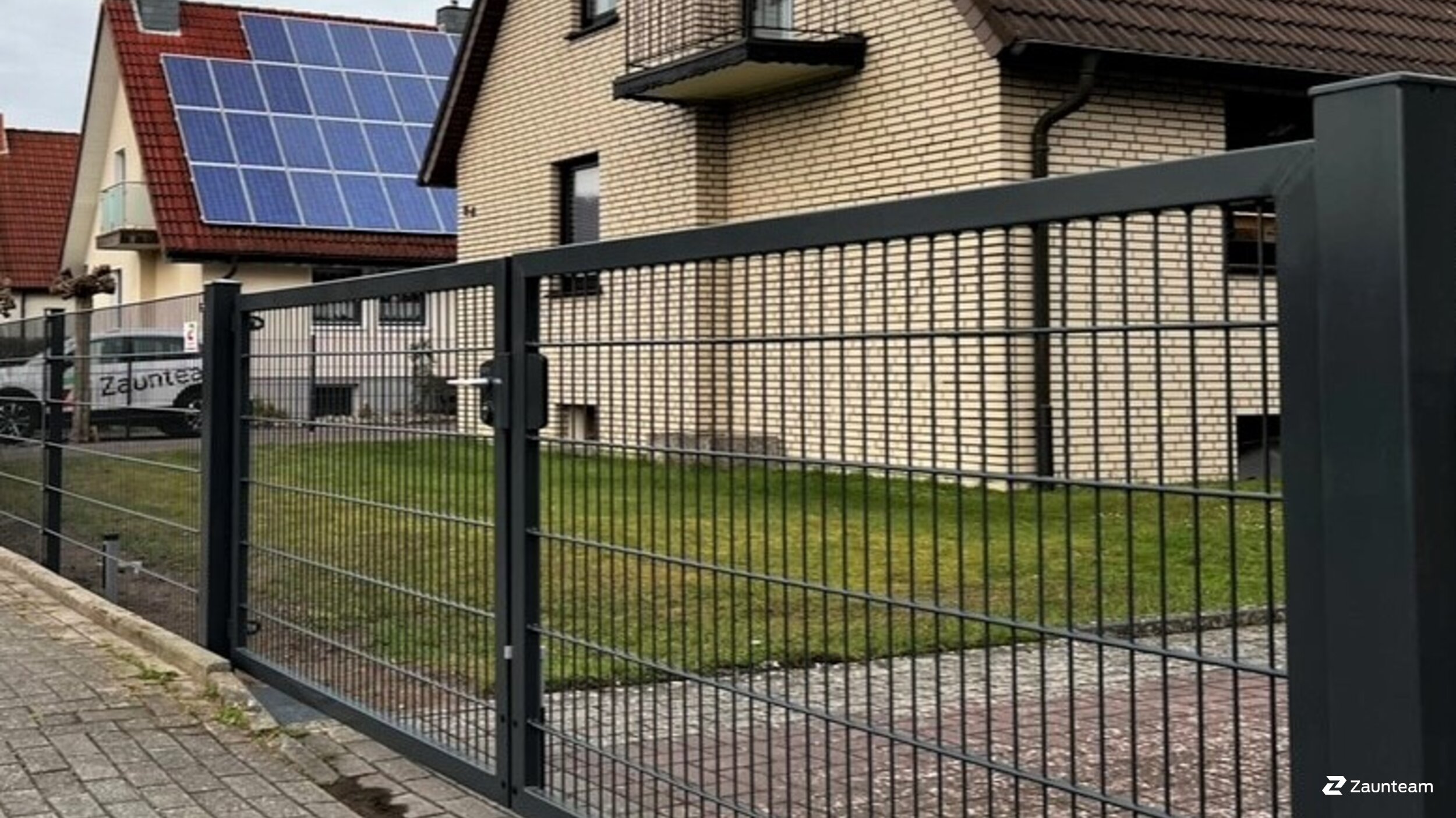 Doppelstabmattenzaun aus dem 2022 in 49191 Belm Deutschland von Zaunteam Osnabrücker Land.