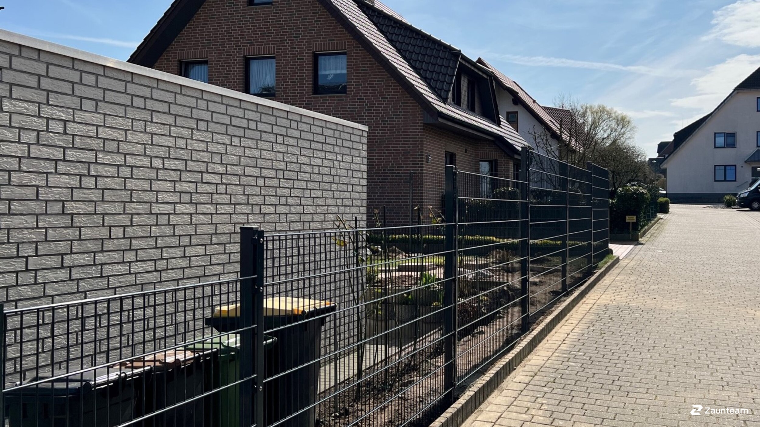 Doppelstabmattenzaun aus dem 2023 in 49124 Georgsmarienhütte Deutschland von Zaunteam Osnabrücker Land.