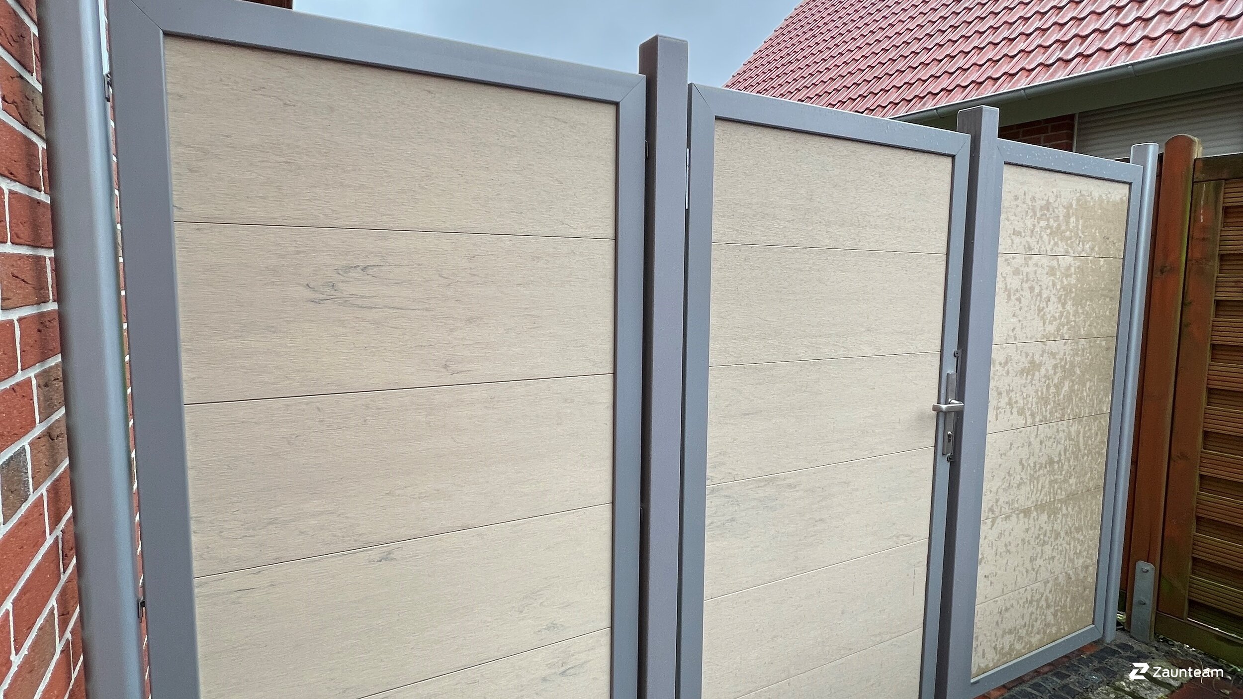 WPC Sichtschutz aus dem 2023 in 49176 Hilter am Teutoburger Wald Deutschland von Zaunteam Osnabrücker Land.