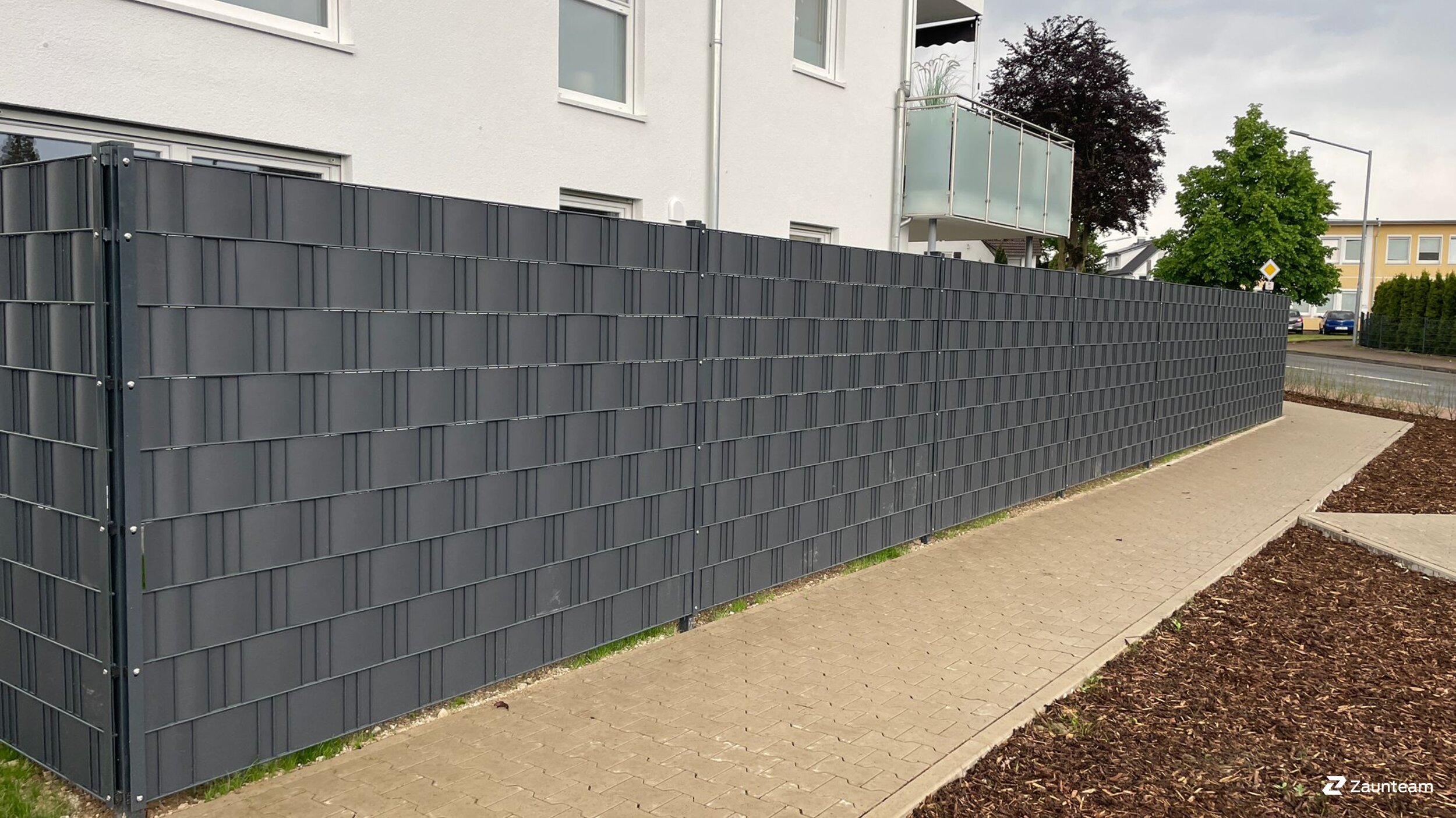 Protection brise-vue en tressage de 2023 à 49179 Ostercappeln Allemagne de Zaunteam Osnabrücker Land.