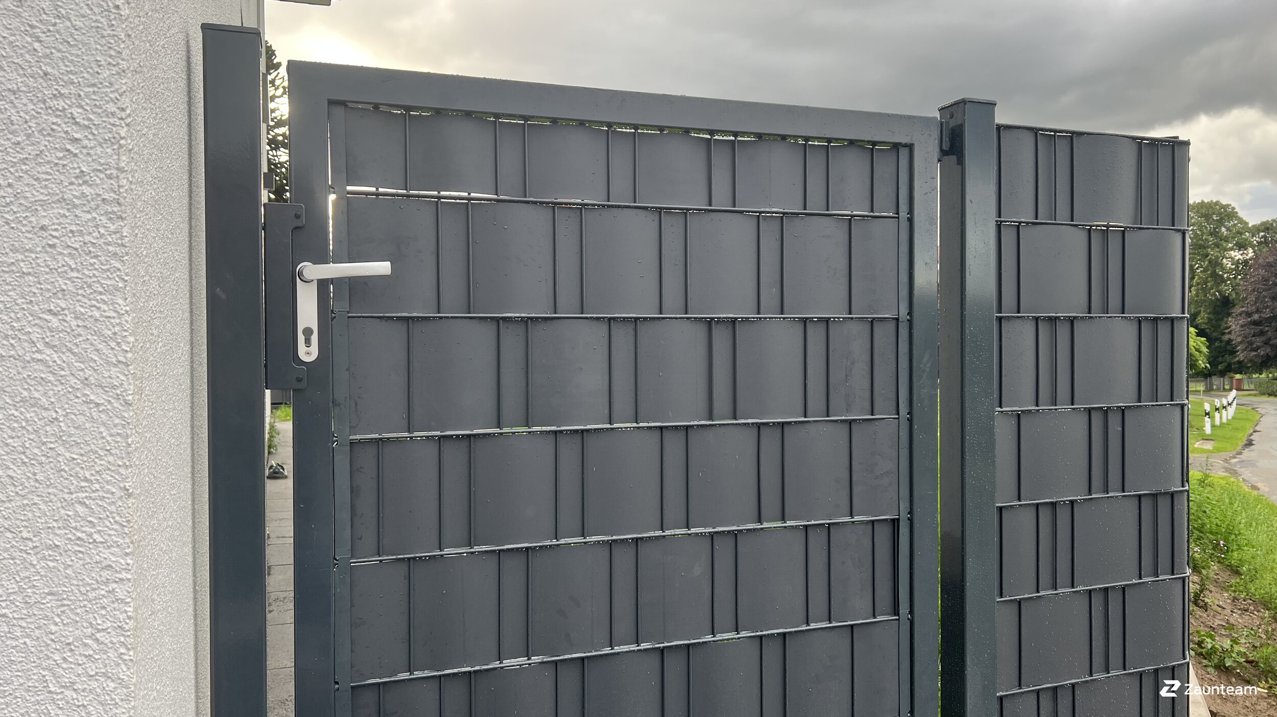 Protection brise-vue en tressage de 2023 à 49191 Belm Allemagne de Zaunteam Osnabrücker Land.