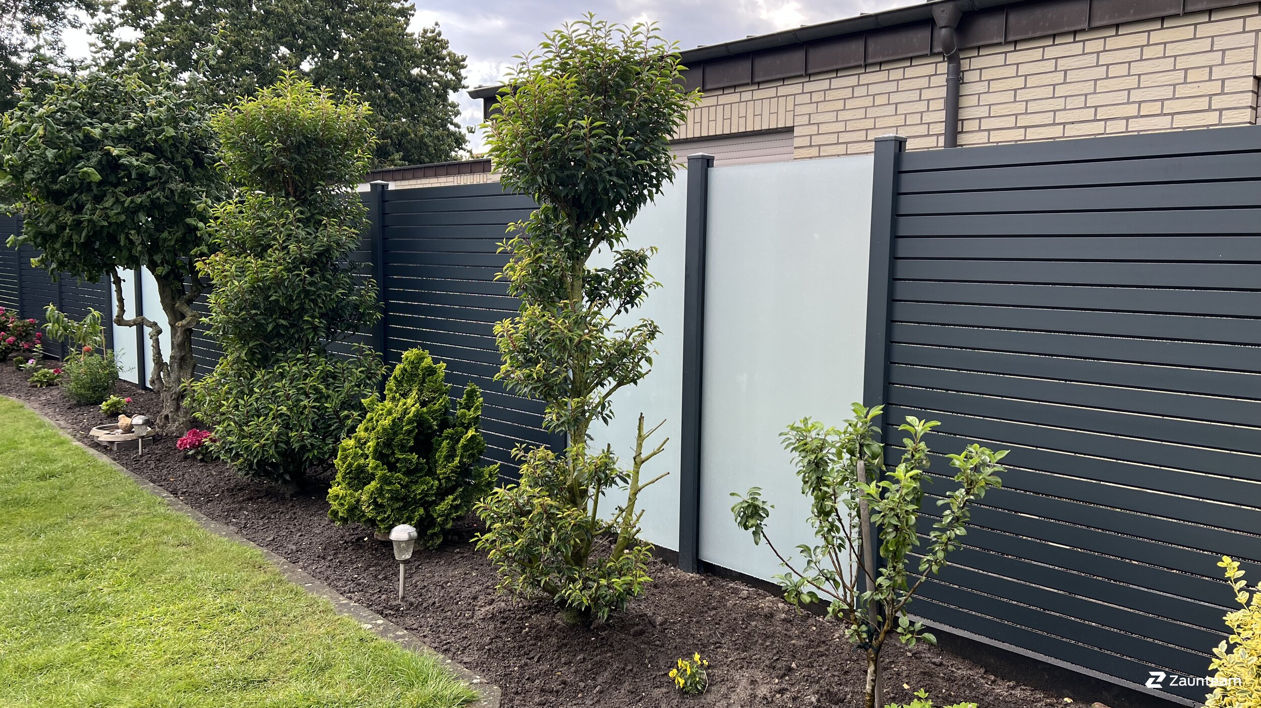 Aluminium Sichtschutz aus dem 2023 in 49191 Belm Deutschland von Zaunteam Osnabrücker Land.