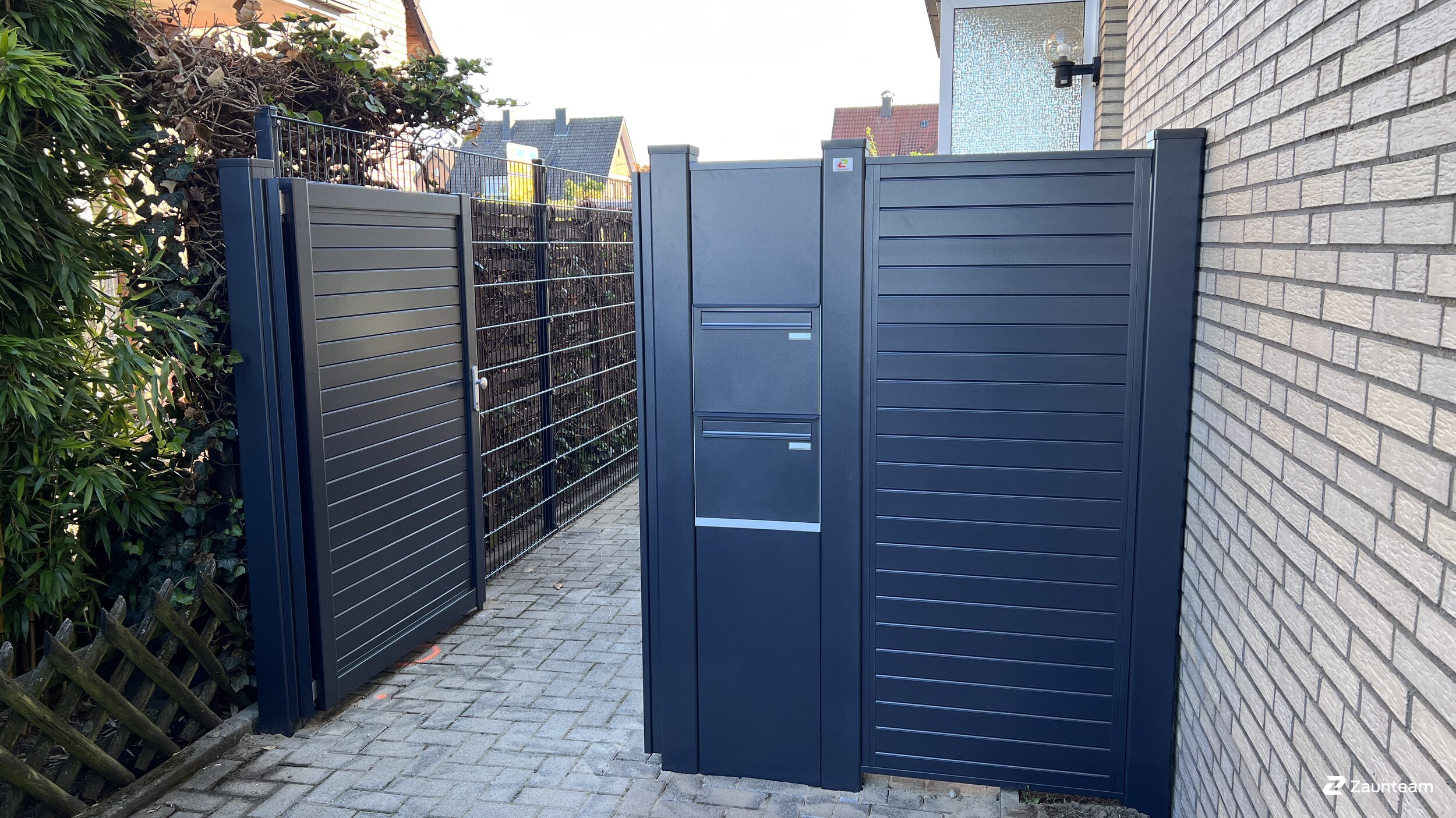 Aluminium Sichtschutz aus dem 2023 in 49191 Belm Deutschland von Zaunteam Osnabrücker Land.