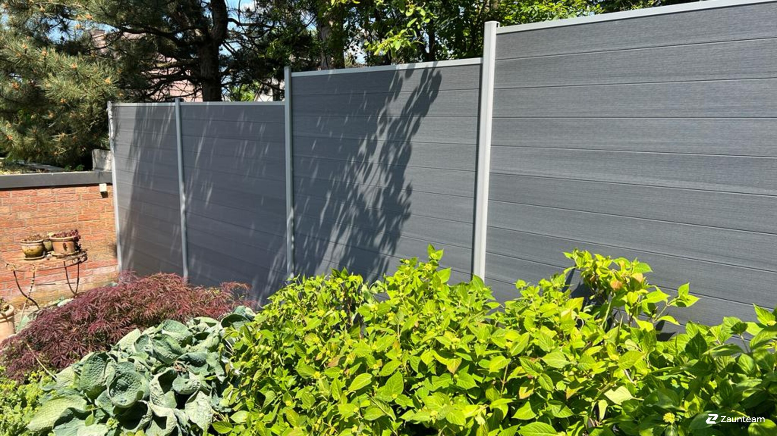 WPC Sichtschutz aus dem 2023 in 49219 Glandorf Deutschland von Zaunteam Osnabrücker Land.