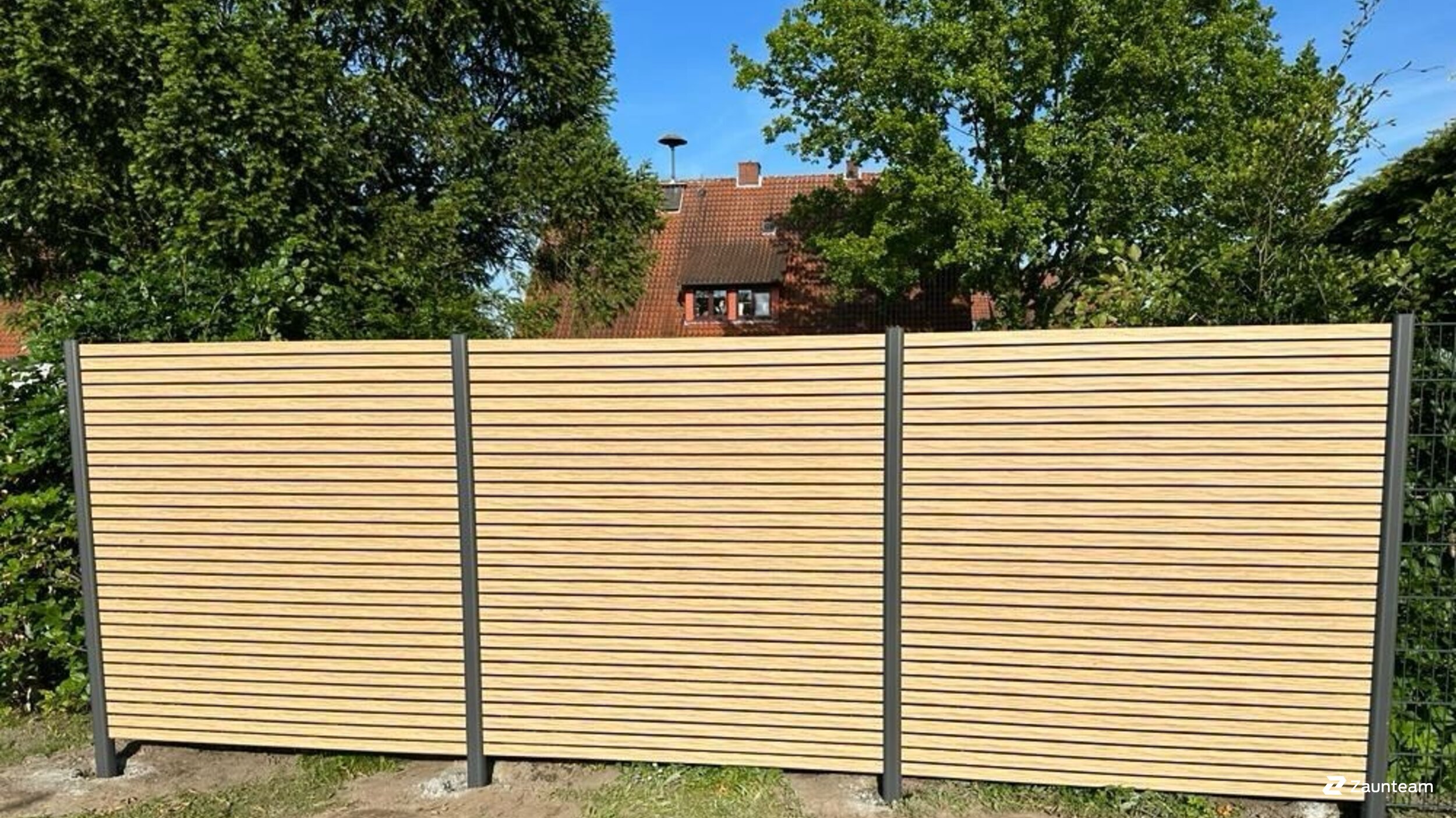 Aluminium Sichtschutz aus dem 2023 in 49179 Ostercappeln Deutschland von Zaunteam Osnabrücker Land.