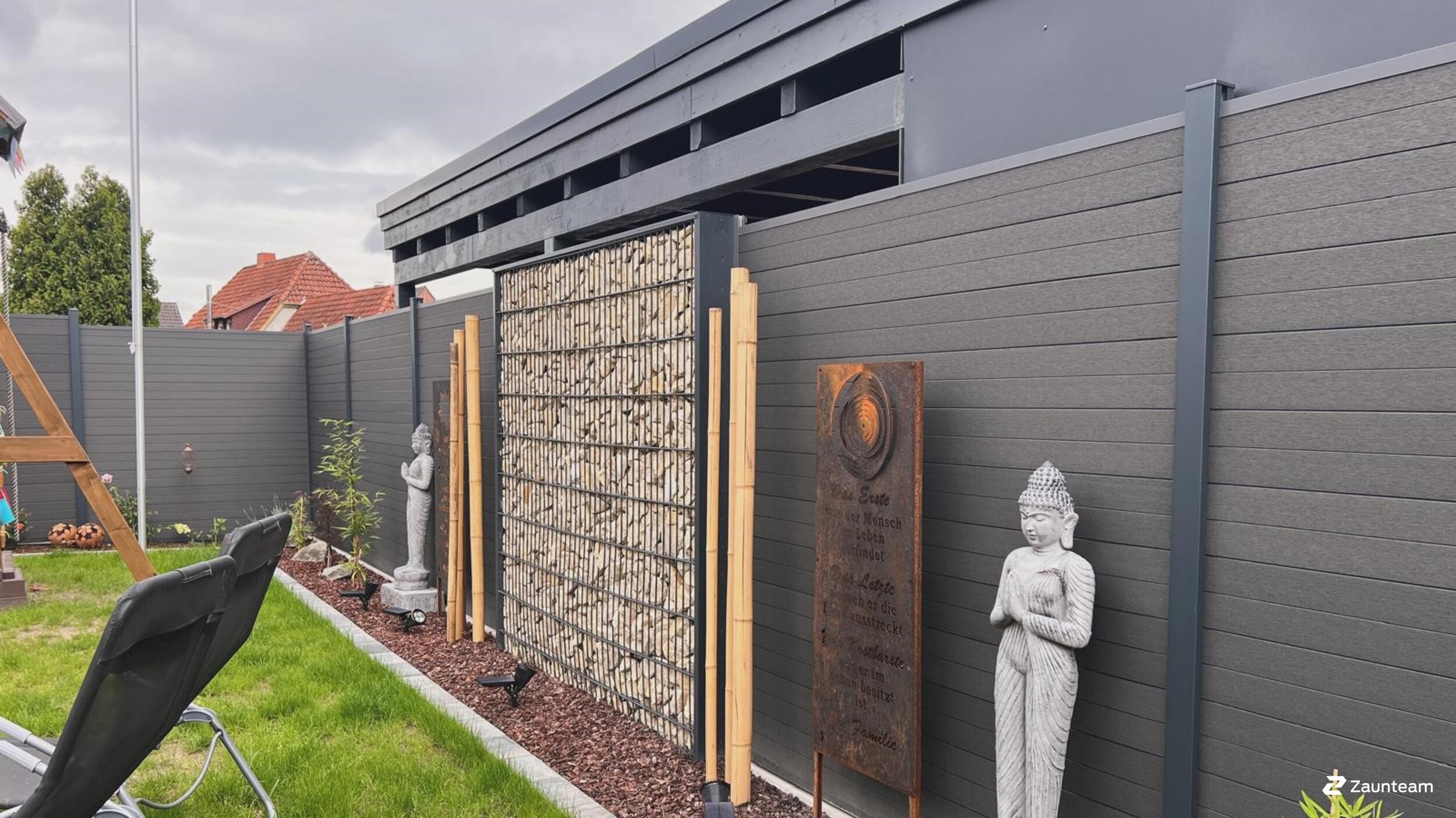 WPC Sichtschutz aus dem 2024 in 49134 Wallenhorst Deutschland von Zaunteam Osnabrücker Land.