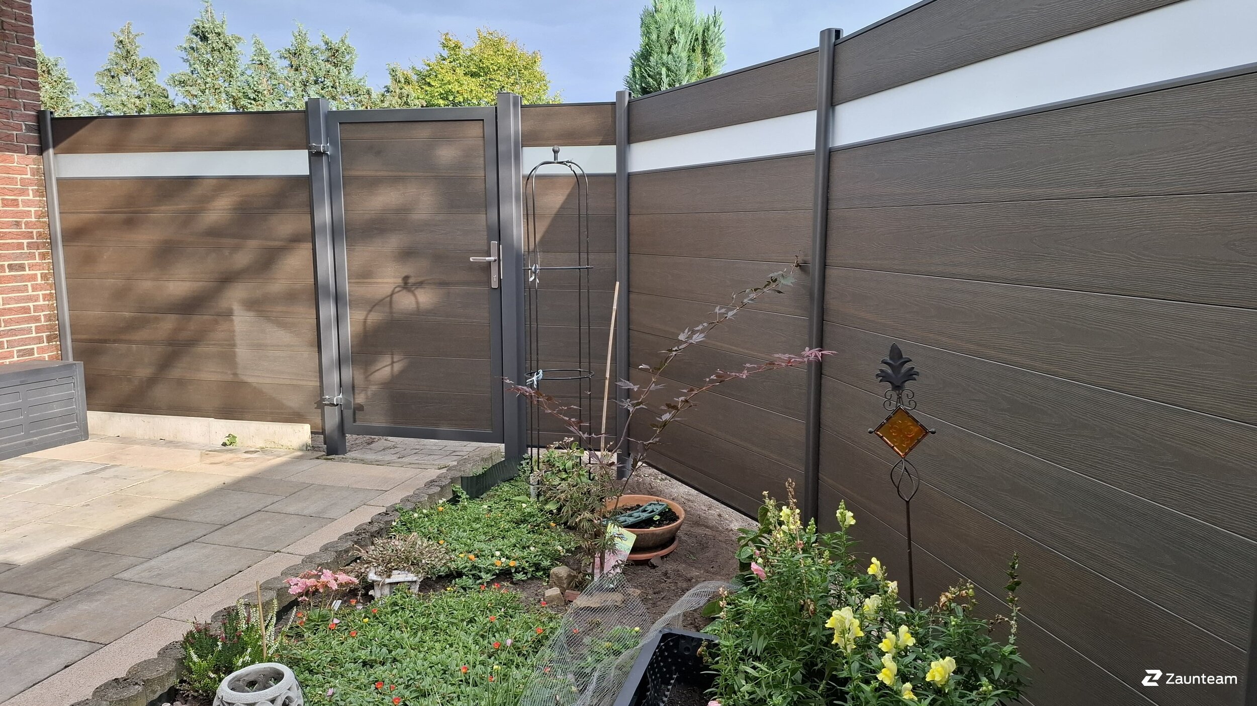 WPC Sichtschutz aus dem 2024 in 49565 Bramsche Deutschland von Zaunteam Osnabrücker Land.