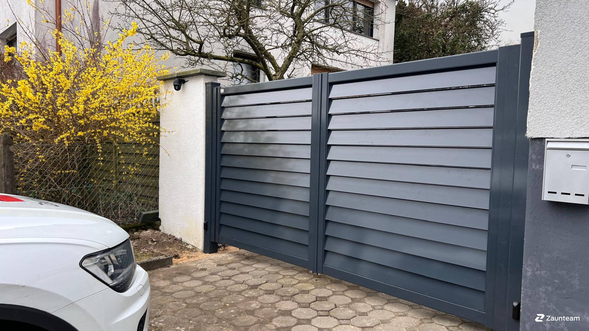 Aluminium Sichtschutz aus dem 2024 in 49124 Georgsmarienhütte Deutschland von Zaunteam Osnabrücker Land.