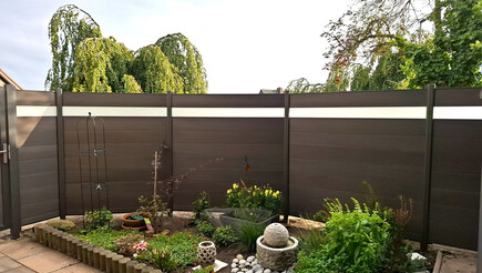 WPC Sichtschutz aus dem 2024 in 49124 Georgsmarienhütte Deutschland von Zaunteam Osnabrücker Land.