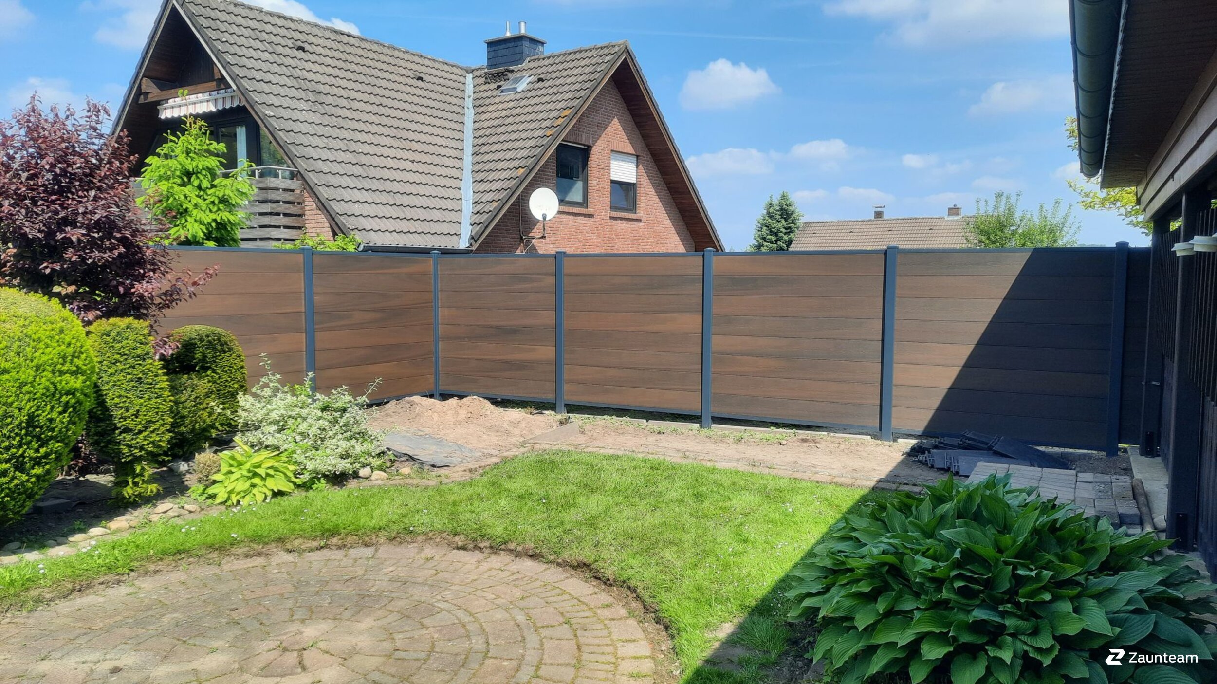 WPC Sichtschutz aus dem 2024 in 49124 Georgsmarienhütte Deutschland von Zaunteam Osnabrücker Land.