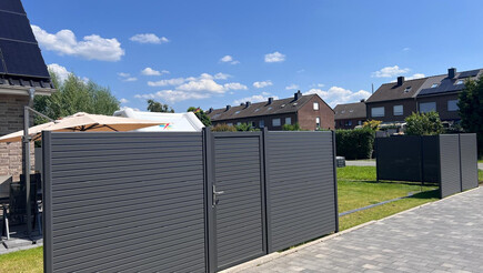 Aluminium Sichtschutz aus dem 2024 in 49134 Wallenhorst Deutschland von Zaunteam Osnabrücker Land.