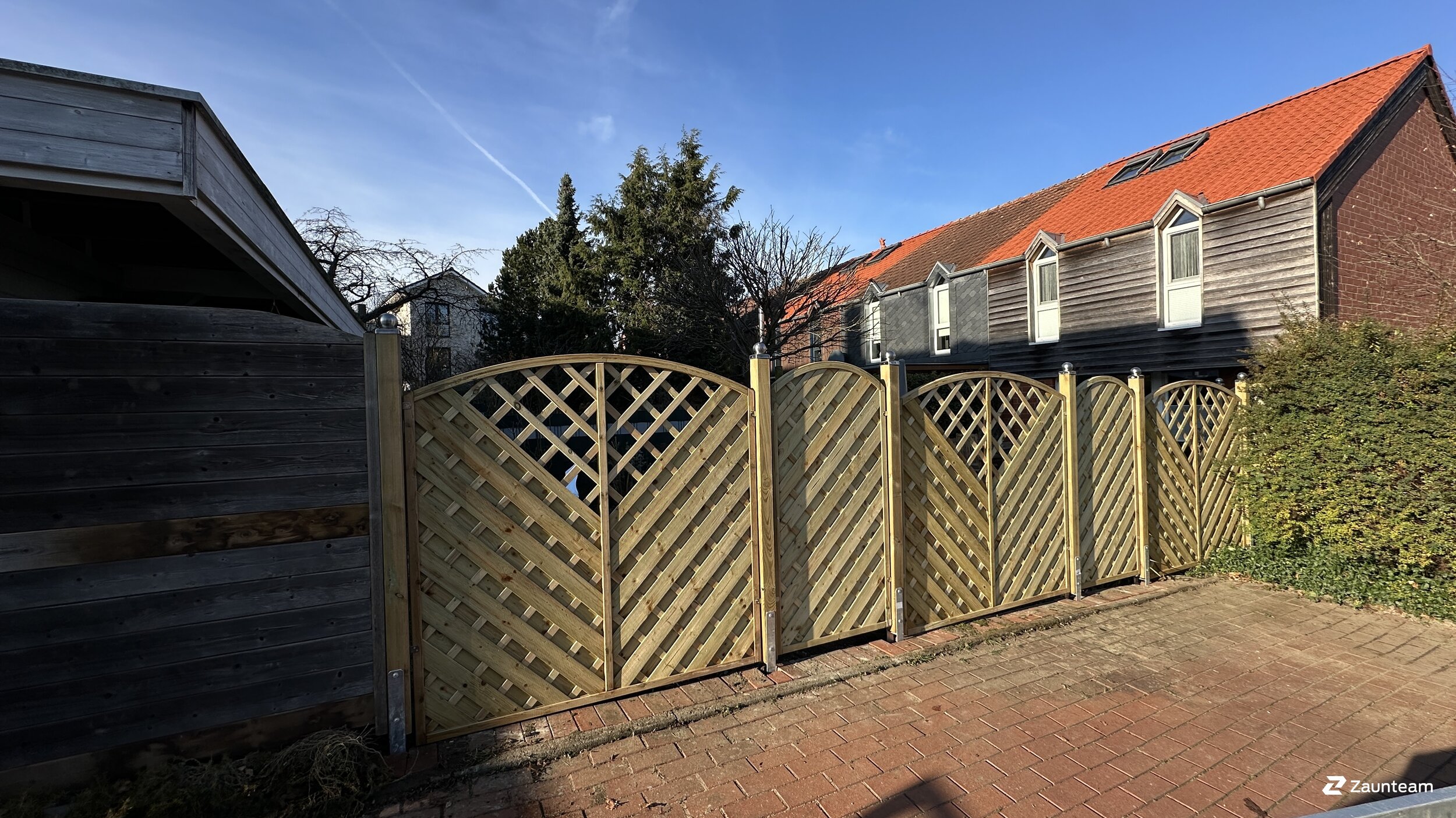 Holz Sichtschutz aus dem 2025 in 49191 Belm Deutschland von Zaunteam Osnabrücker Land.