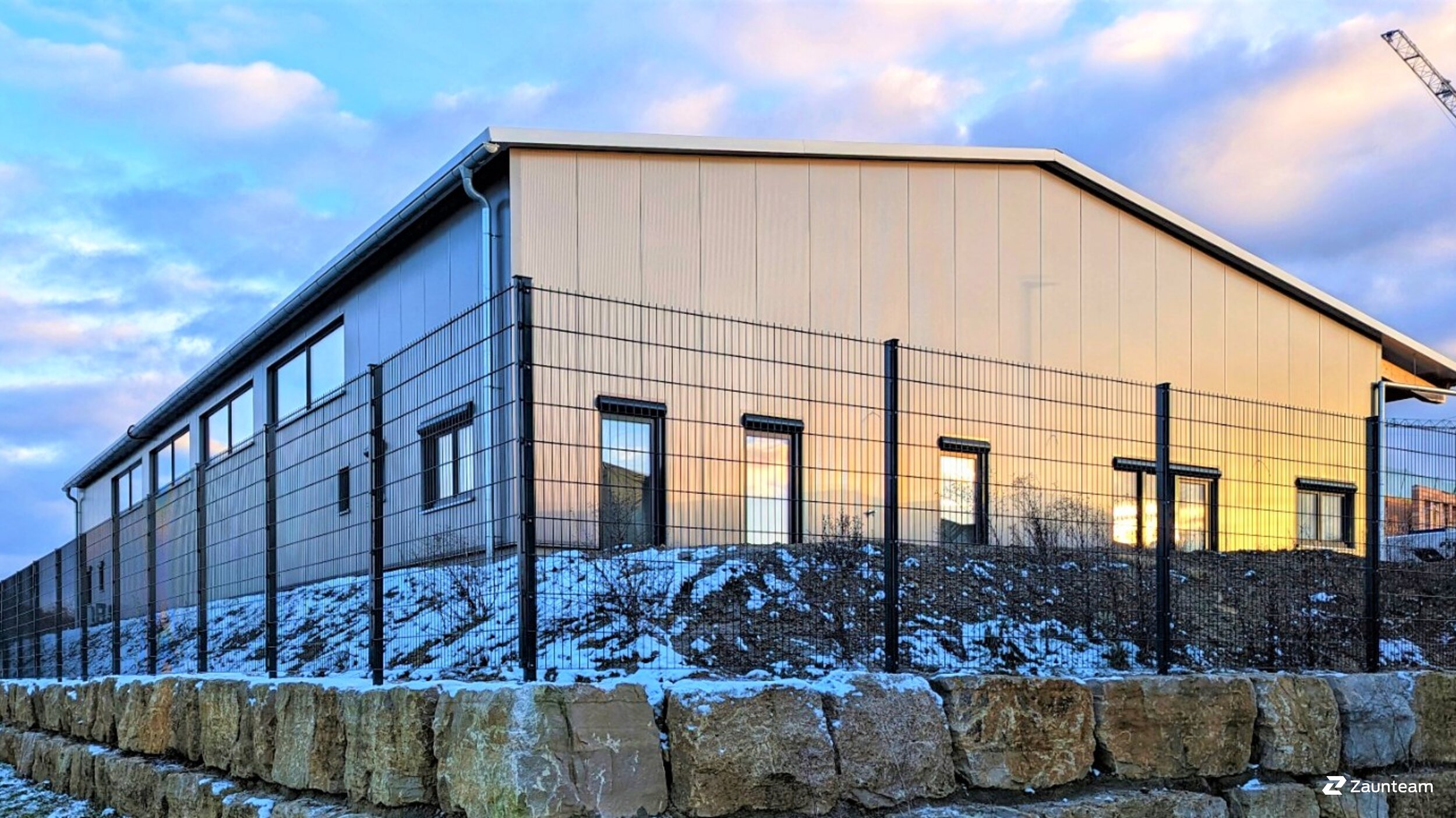 Doppelstabmattenzaun aus dem 2023 in 74423 Obersontheim Deutschland von Zaunteam Schwäbisch Hall.