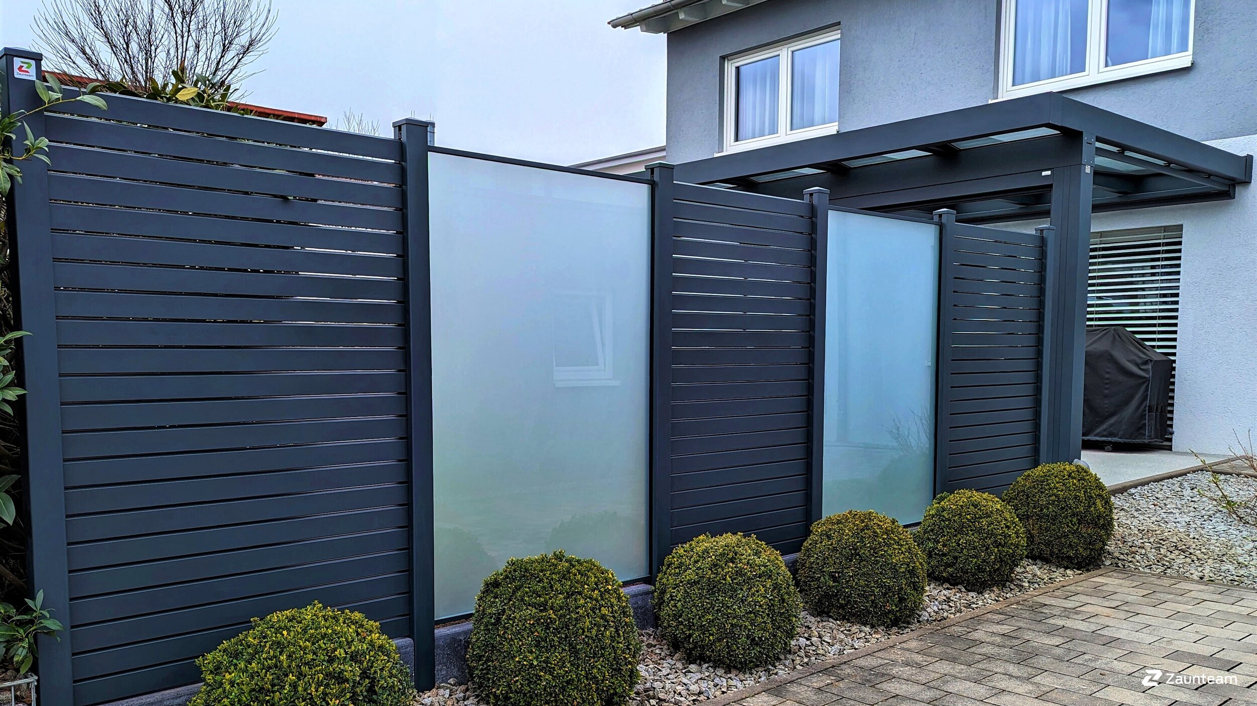 Aluminium Sichtschutz aus dem 2023 in 74564 Crailsheim Deutschland von Zaunteam Schwäbisch Hall.