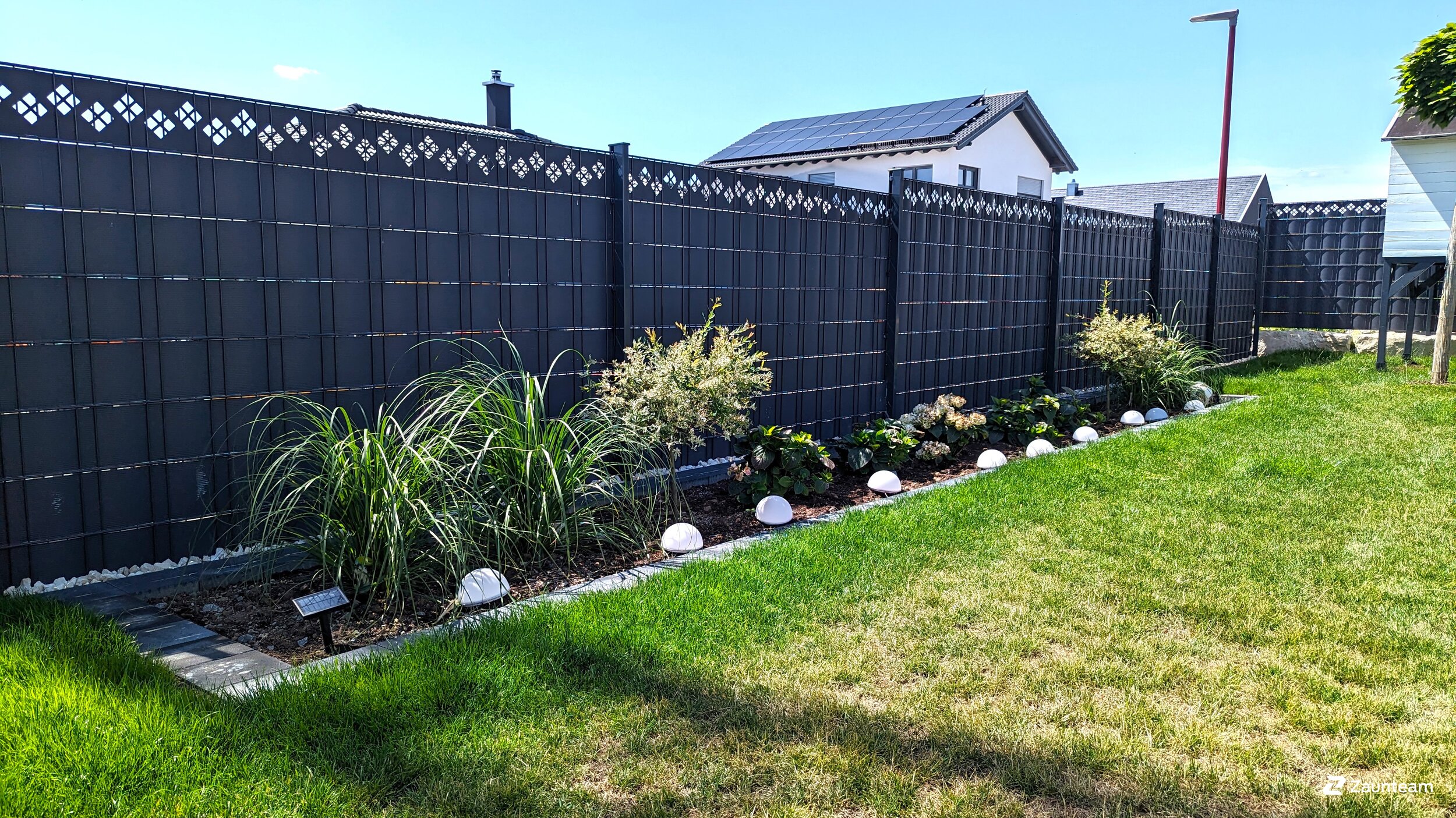 Protection brise-vue en tressage de 2024 à 74423 Obersontheim Allemagne de Zaunteam Schwäbisch Hall.