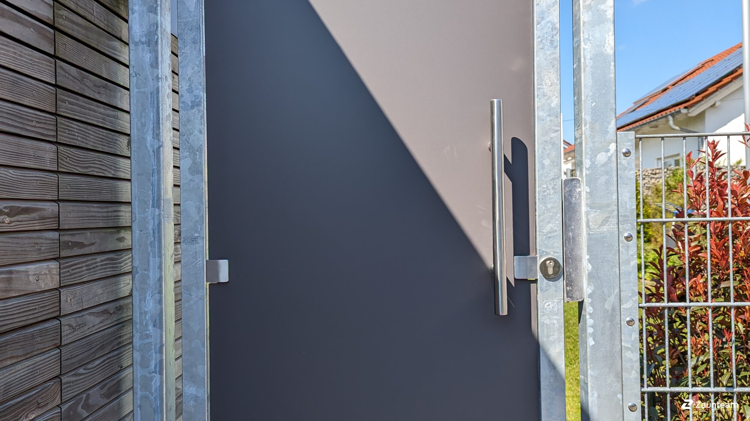 Doppelstabmattenzaun aus dem 2023 in 74629 Pfedelbach Deutschland von Zaunteam Schwäbisch Hall.