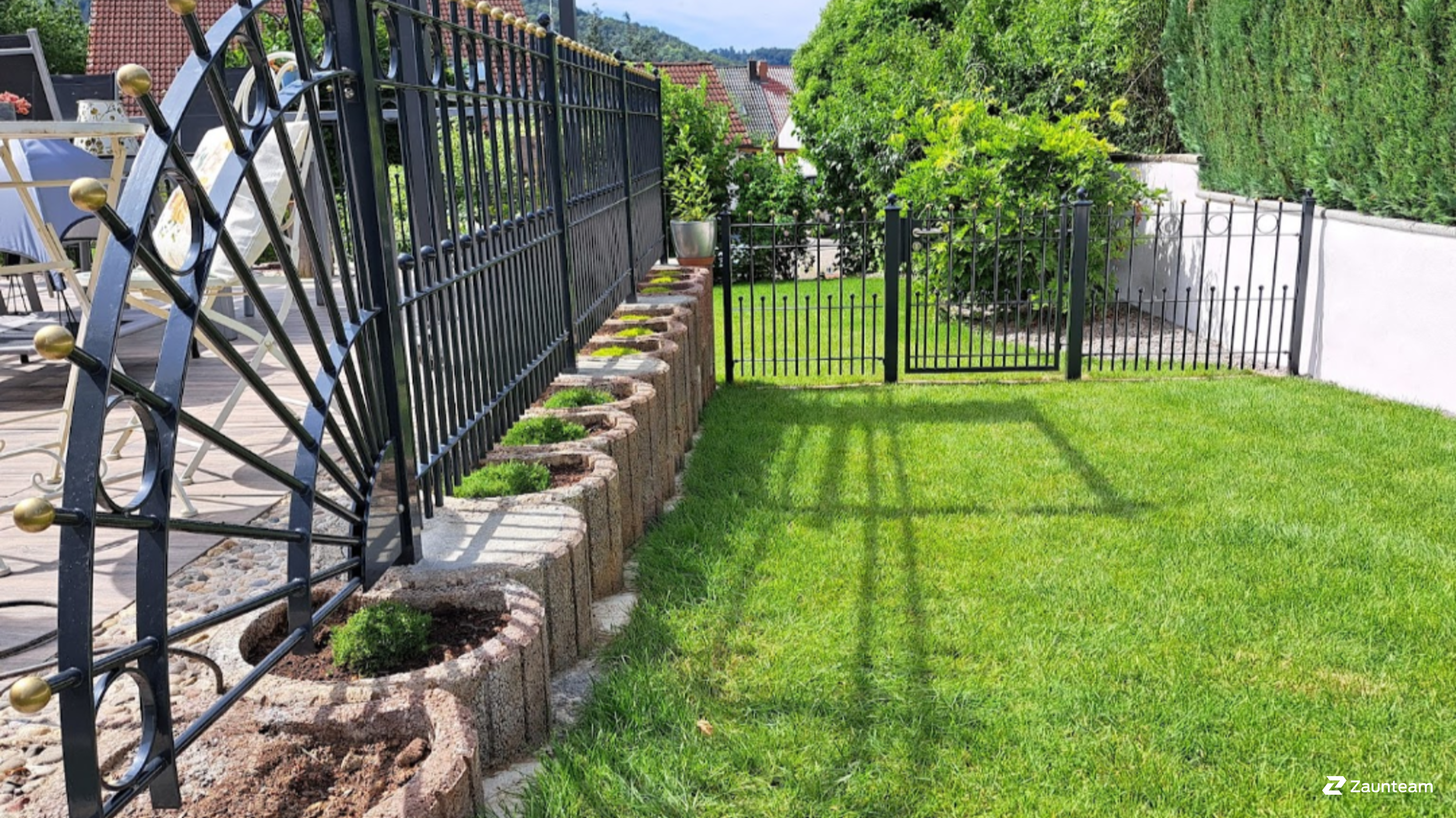 Clôture classique de 2024 à 74632 Neuenstein Allemagne de Zaunteam Schwäbisch Hall.