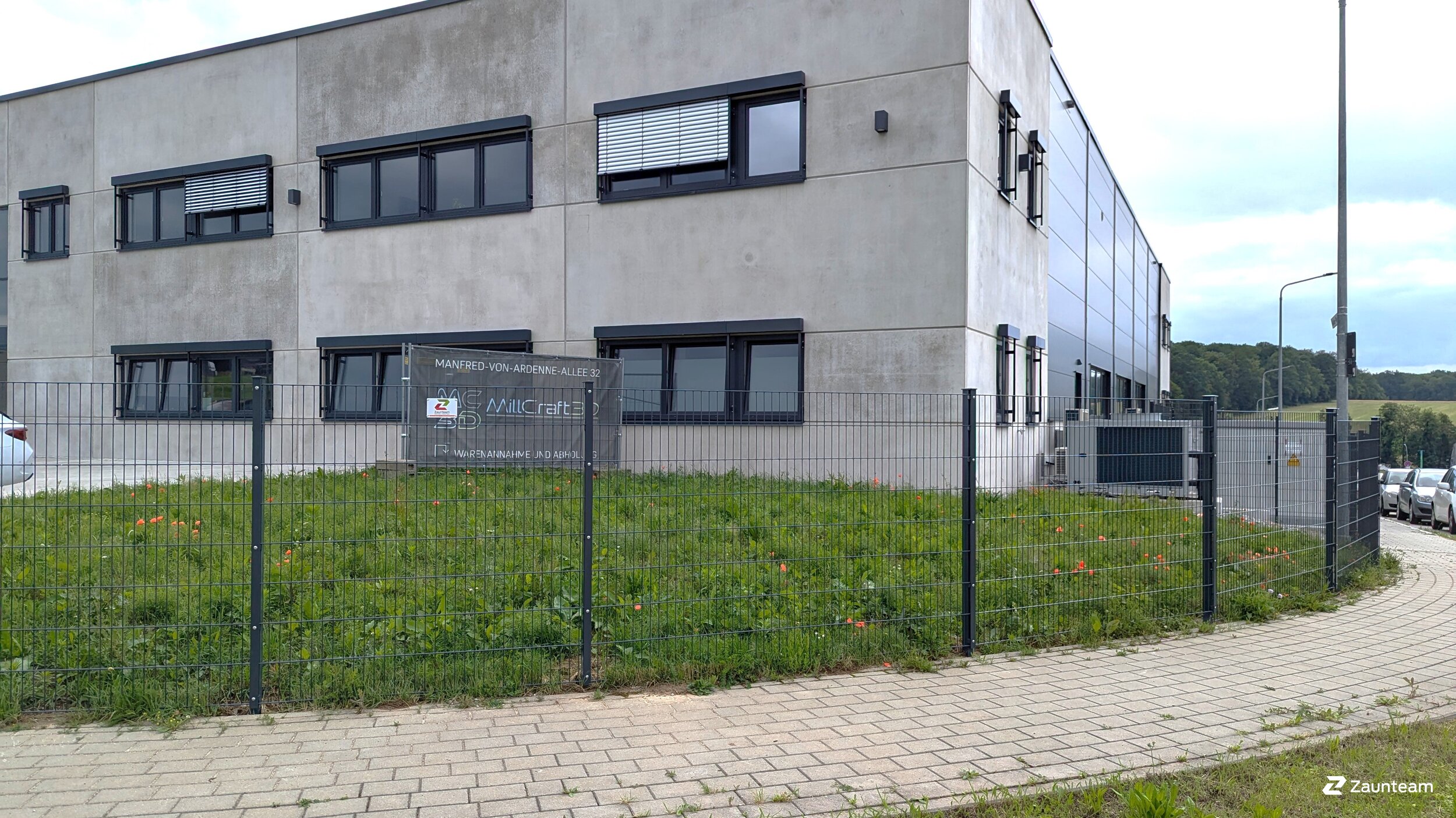 Doppelstabmattenzaun aus dem 2024 in 71522 Backnang Deutschland von Zaunteam Schwäbisch Hall.