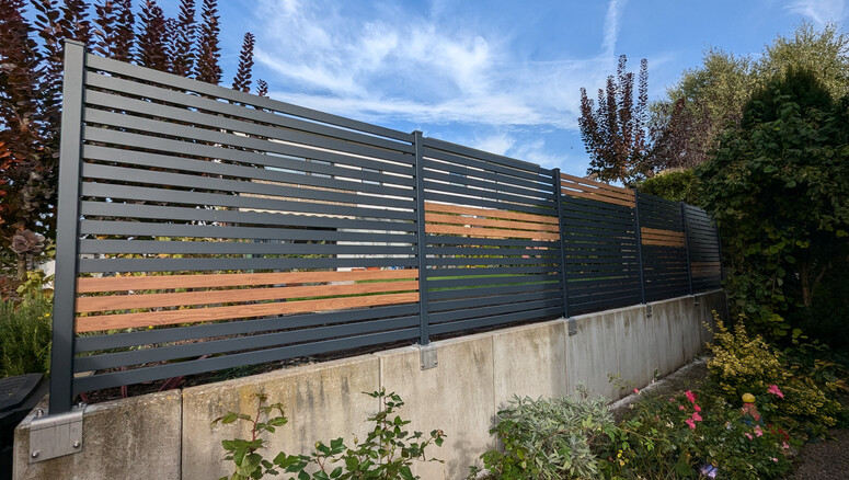 Aluminium Sichtschutz aus dem 2024 in 74523 Schwäbisch Hall Deutschland von Zaunteam Schwäbisch Hall.