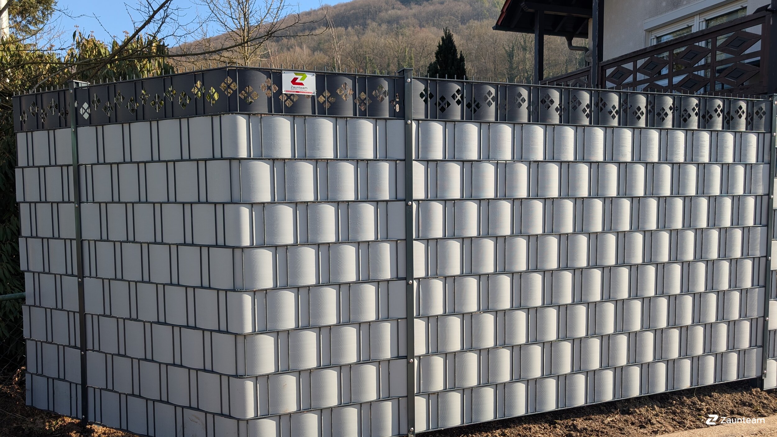 Flecht Sichtschutz aus dem 2025 in 74542 Braunsbach Deutschland von Zaunteam Schwäbisch Hall.