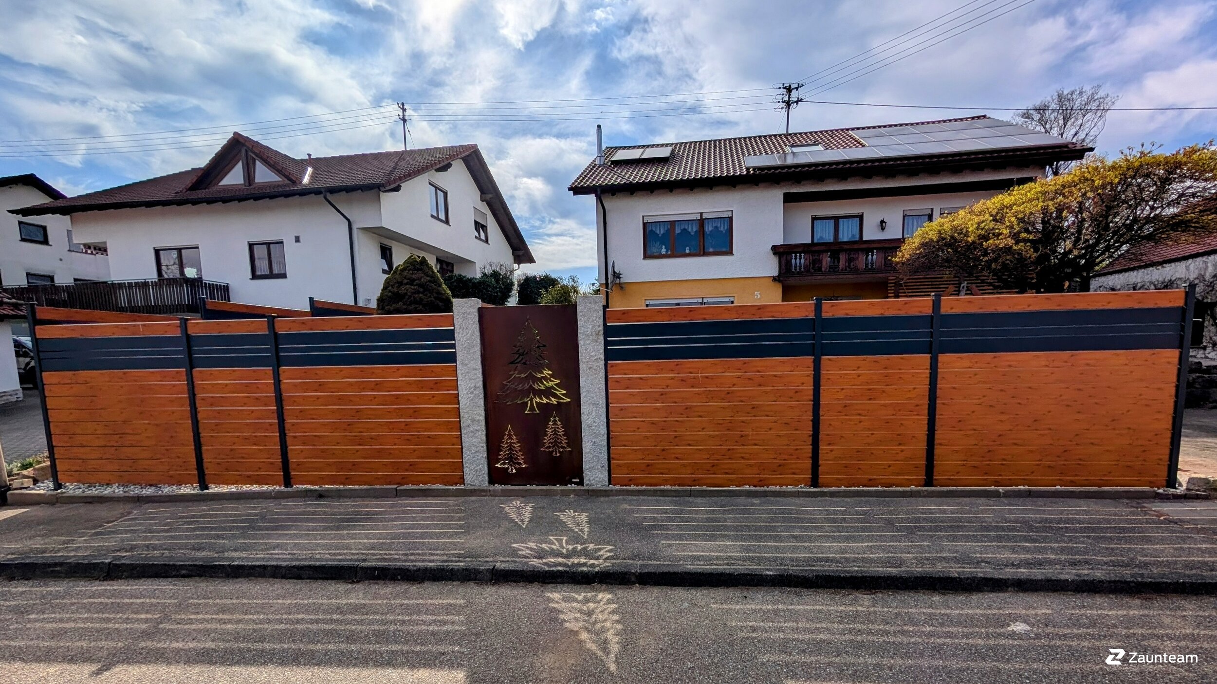 Aluminium Sichtschutz aus dem 2025 in 71577 Großerlach Deutschland von Zaunteam Schwäbisch Hall.